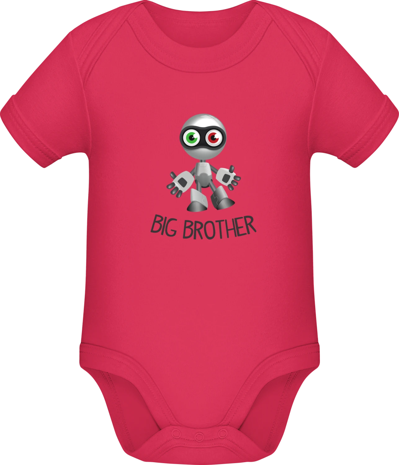 Big Brother Robot - Sorbet Sonar SSL organic babybodsuit - Front