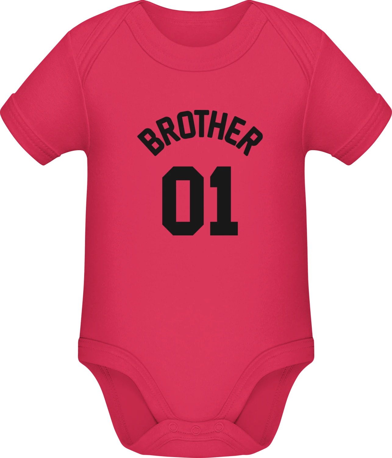 Brother 01 - Sorbet Sonar SSL organic babybodsuit - Front