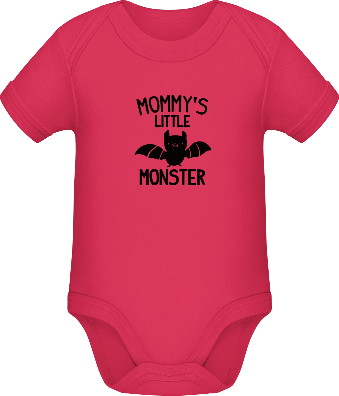 Mommy's Little Monster - Sorbet Sonar SSL organic babybodsuit - Front