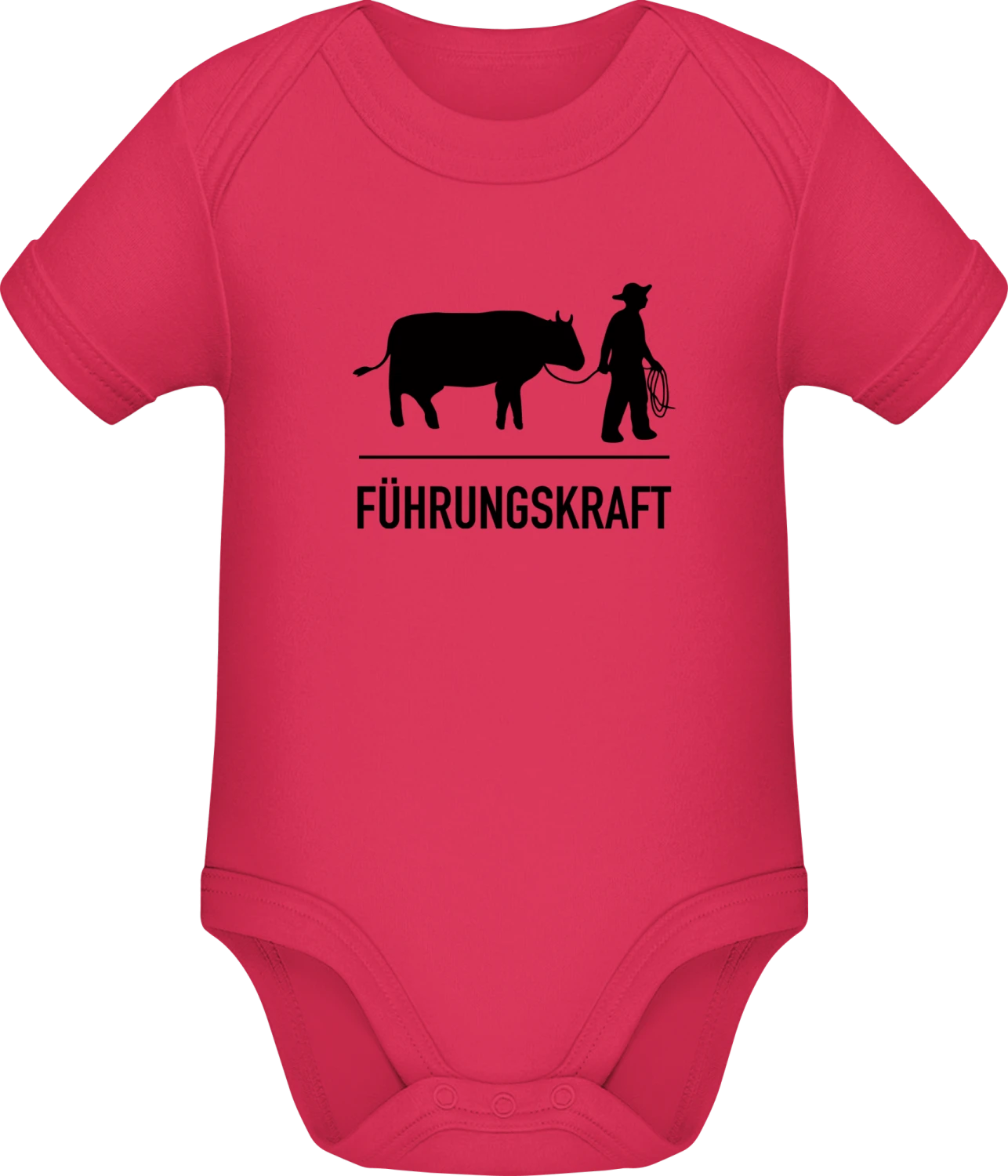 Führungskraft Kuh - Sorbet Sonar SSL organic babybodsuit - Front