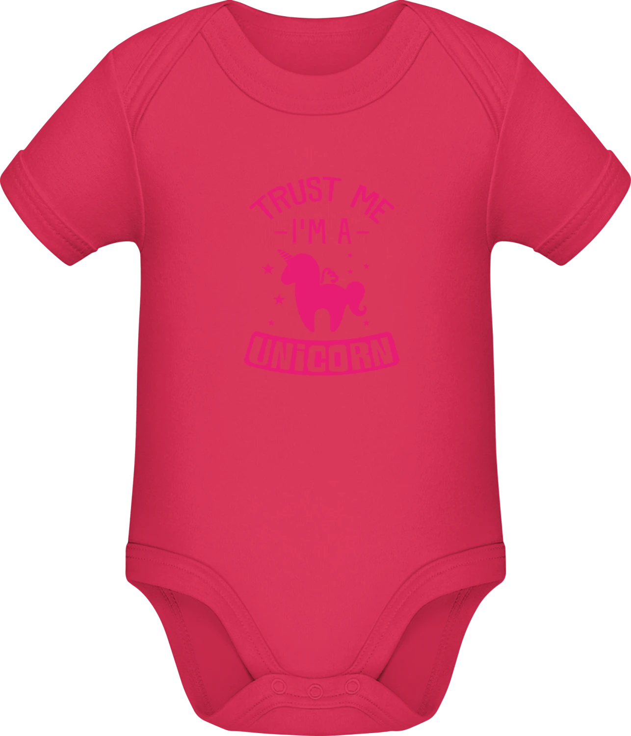 Trust Me I'm A Unicorn - Sorbet Sonar SSL organic babybodsuit - Front