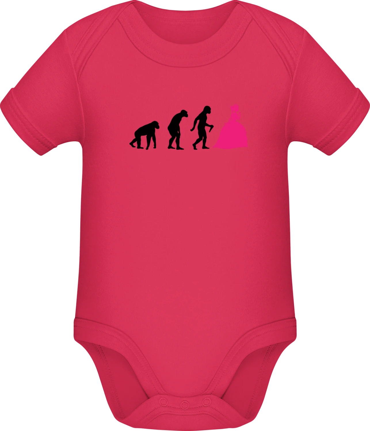 Princess Evolution - Sorbet Sonar SSL organic babybodsuit - Front