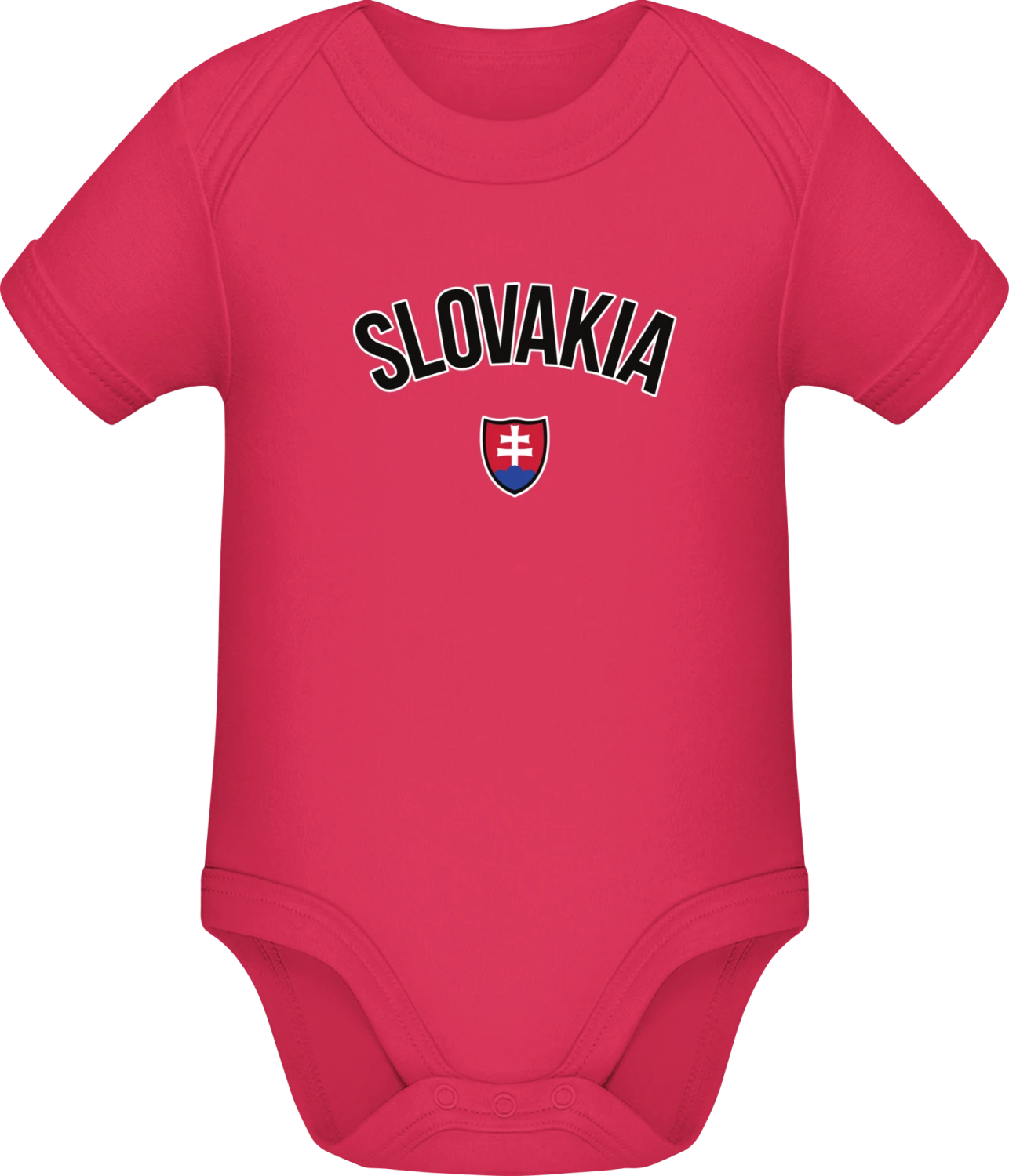 SLOVAKIA Fan - Sorbet Sonar SSL organic babybodsuit - Front