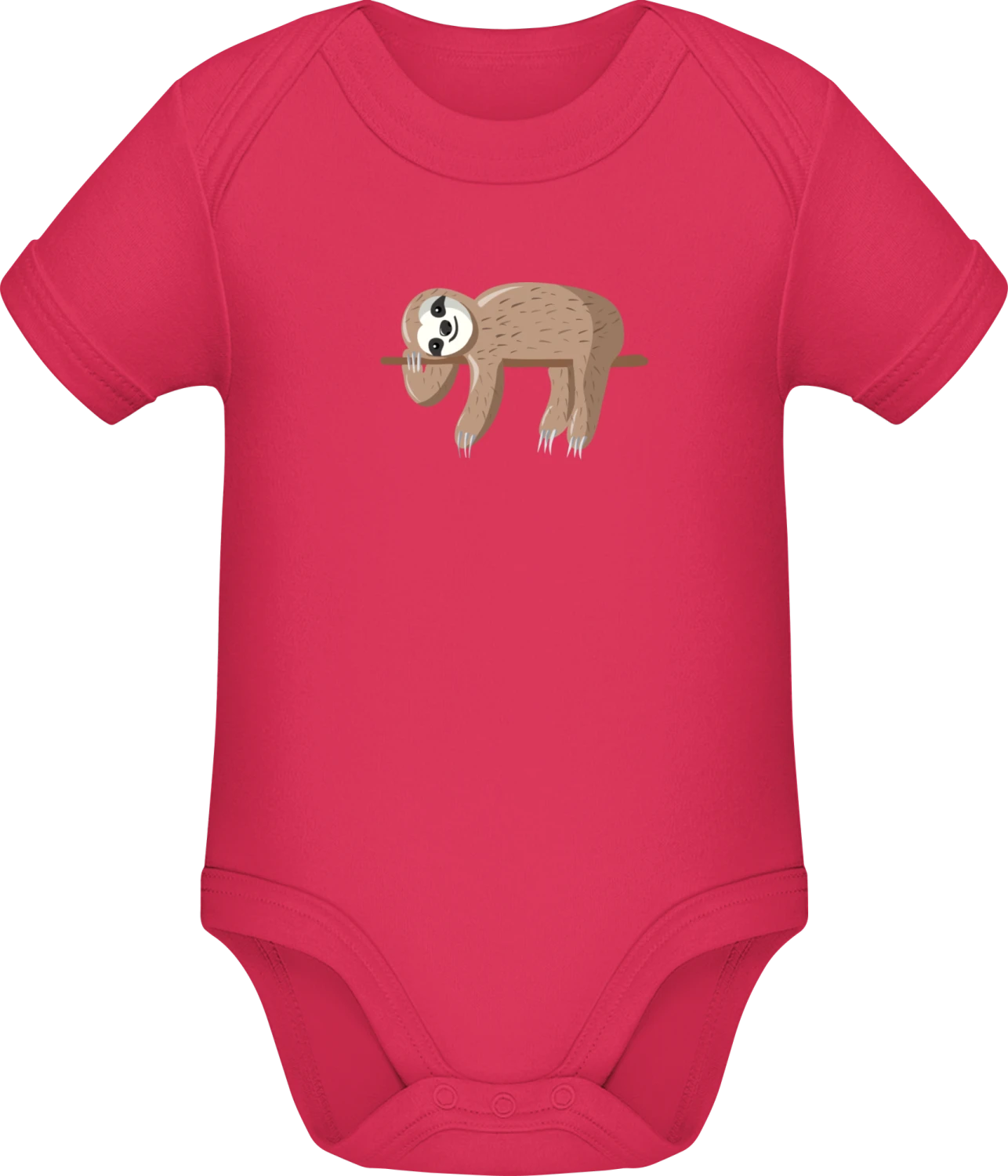 Lying Sloth - Sorbet Sonar SSL organic babybodsuit - Front