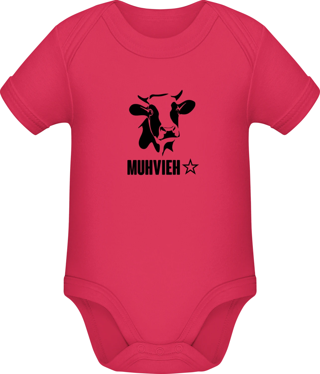 Muhviehstar kommt von Movie Star - Sorbet Sonar SSL organic babybodsuit - Front