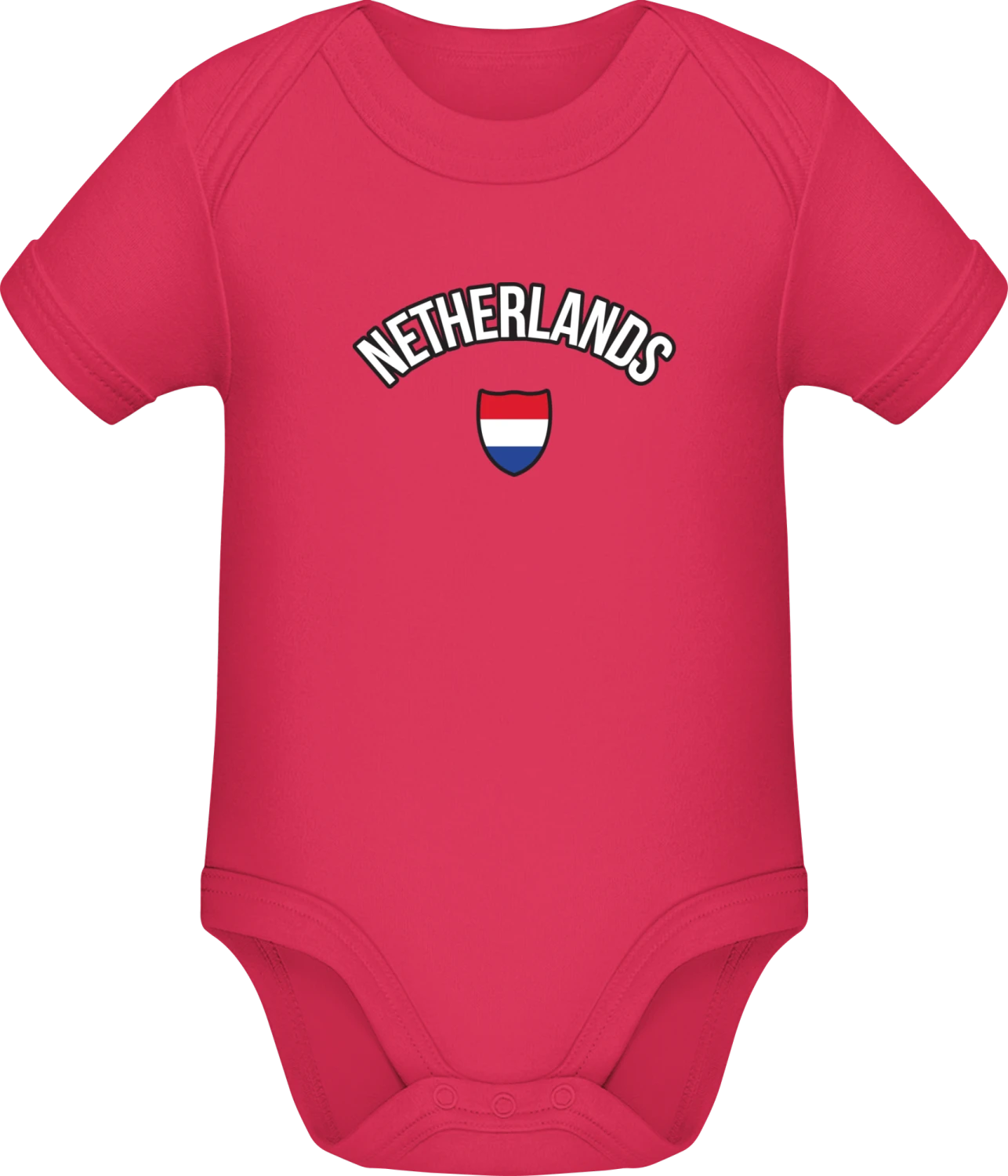 NETHERLANDS Fan - Sorbet Sonar SSL organic babybodsuit - Front