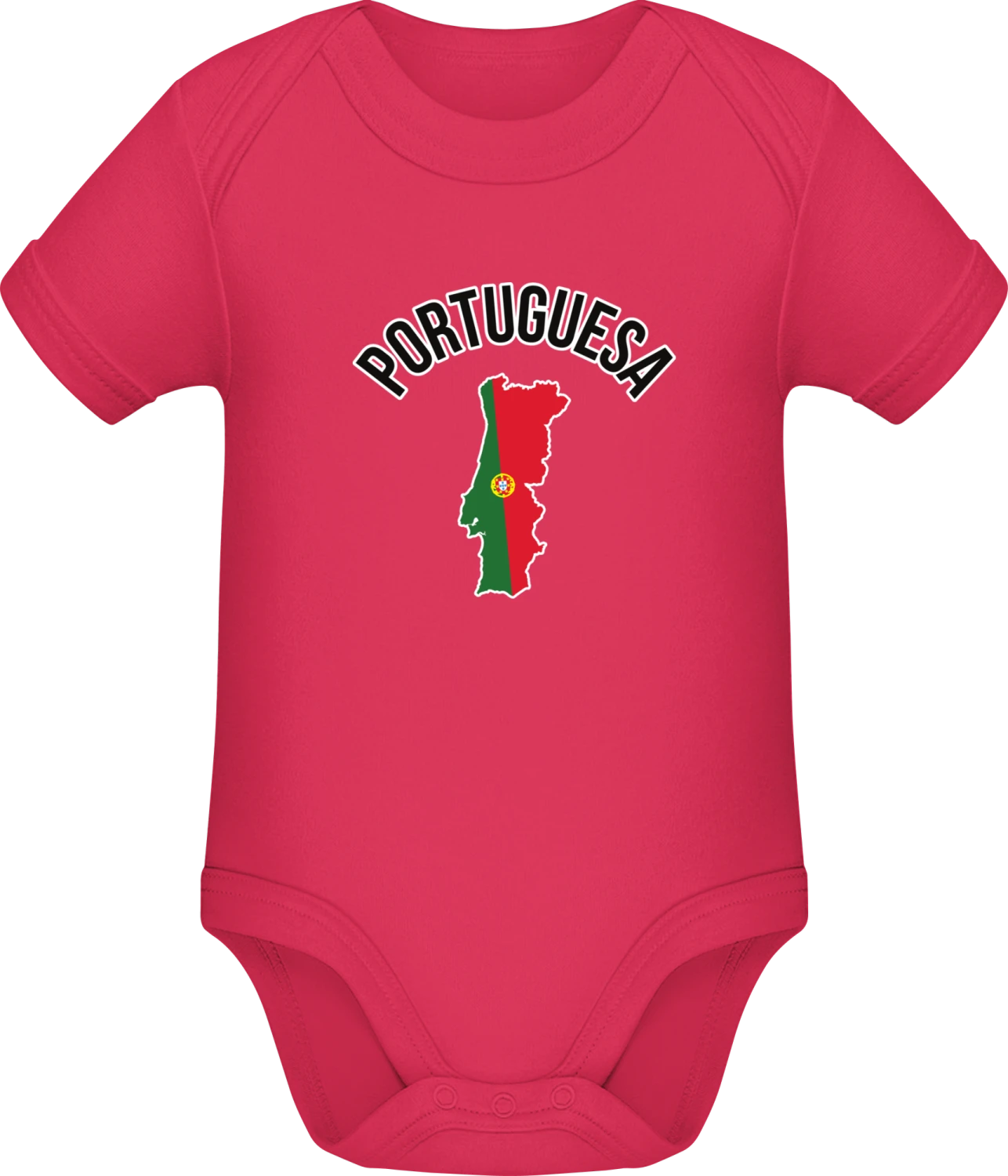 Portuguesa - Sorbet Sonar SSL organic babybodsuit - Front