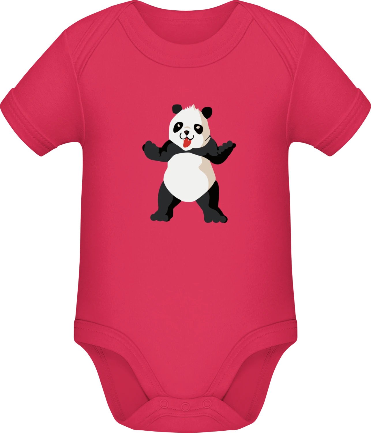 Laughing Panda - Sorbet Sonar SSL organic babybodsuit - Front