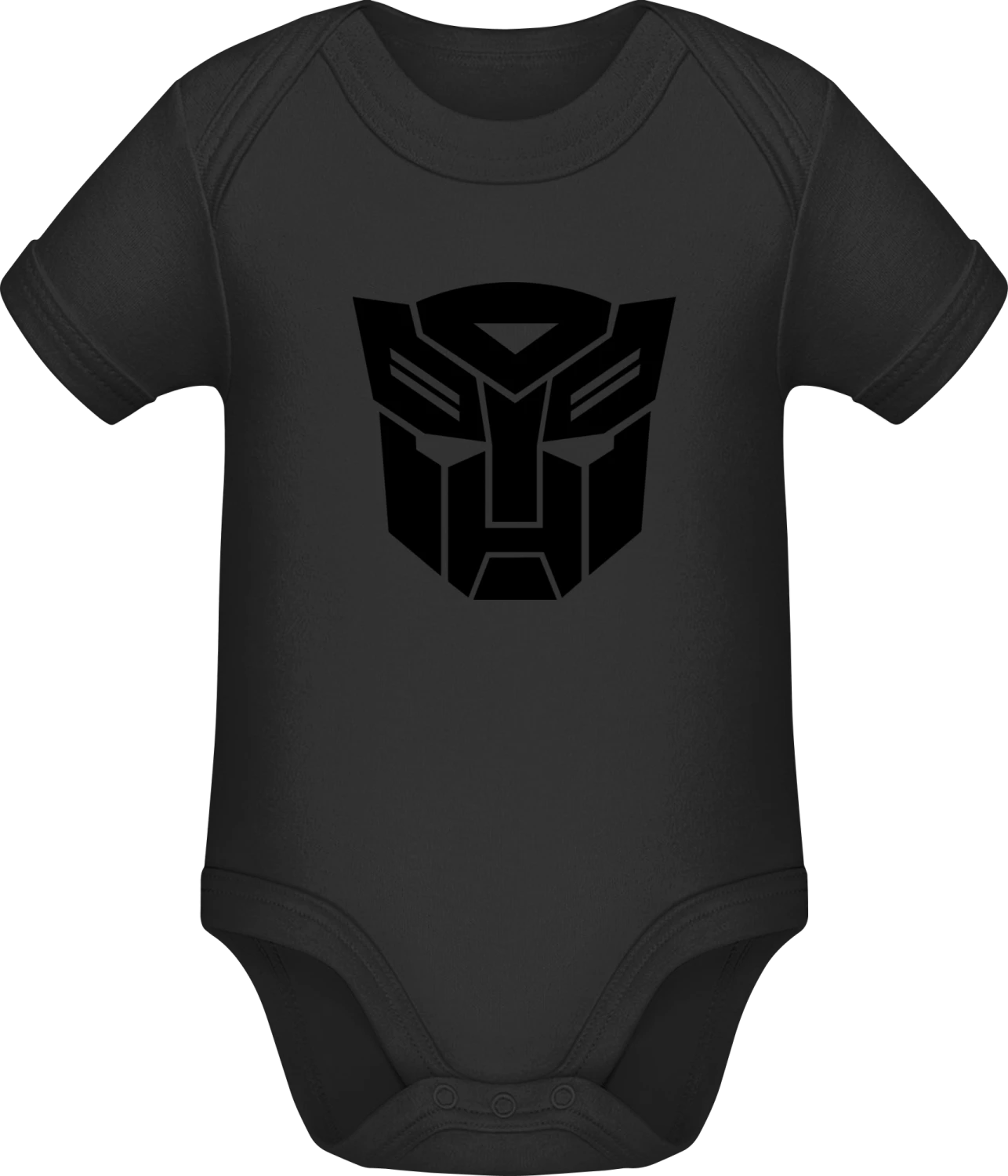 Transformers - Black Sonar SSL organic babybodsuit - Front