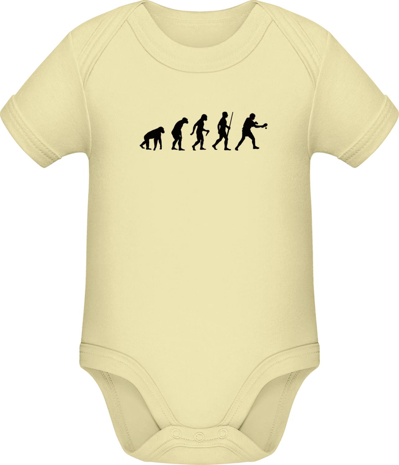 Ping Pong Evolution - Lemon Sonar SSL organic babybodsuit - Front