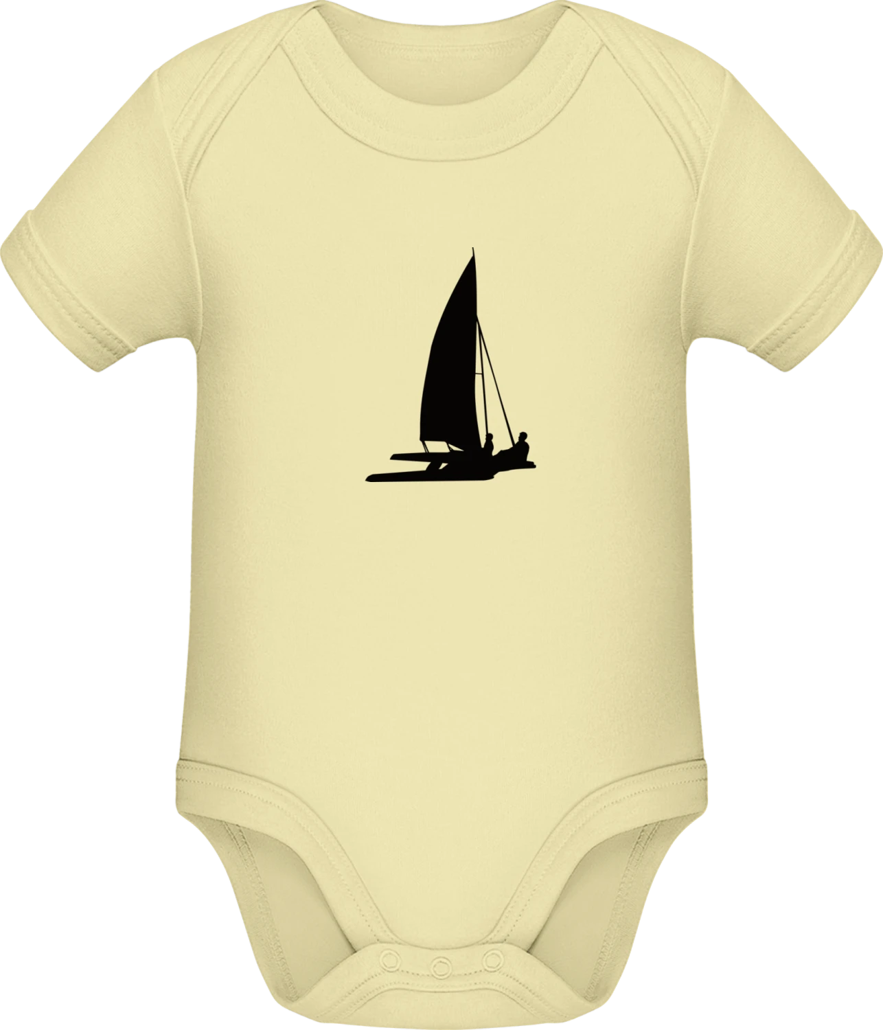 Katamaran - Lemon Sonar SSL organic babybodsuit - Front