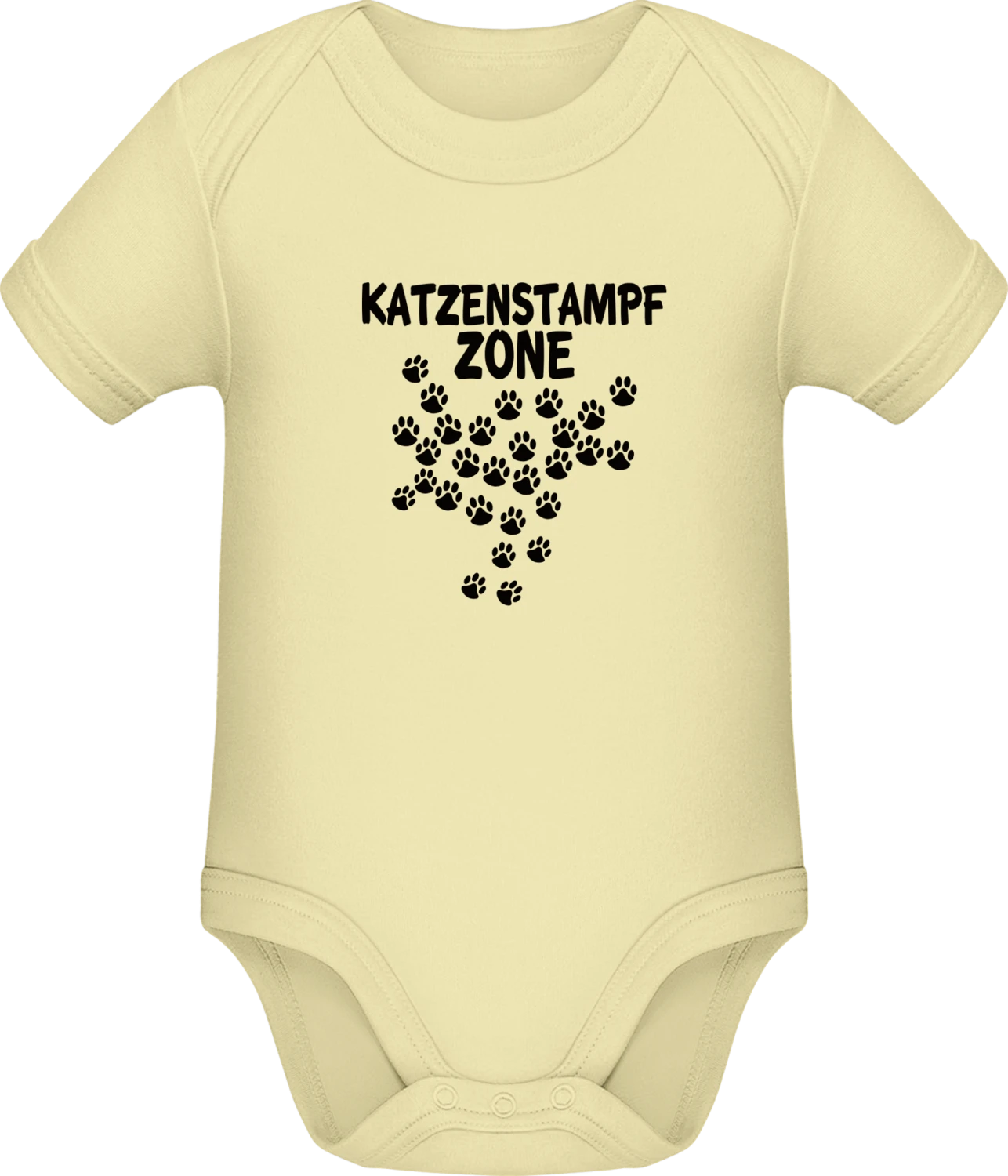 Katzenstampfzone - Lemon Sonar SSL organic babybodsuit - Front