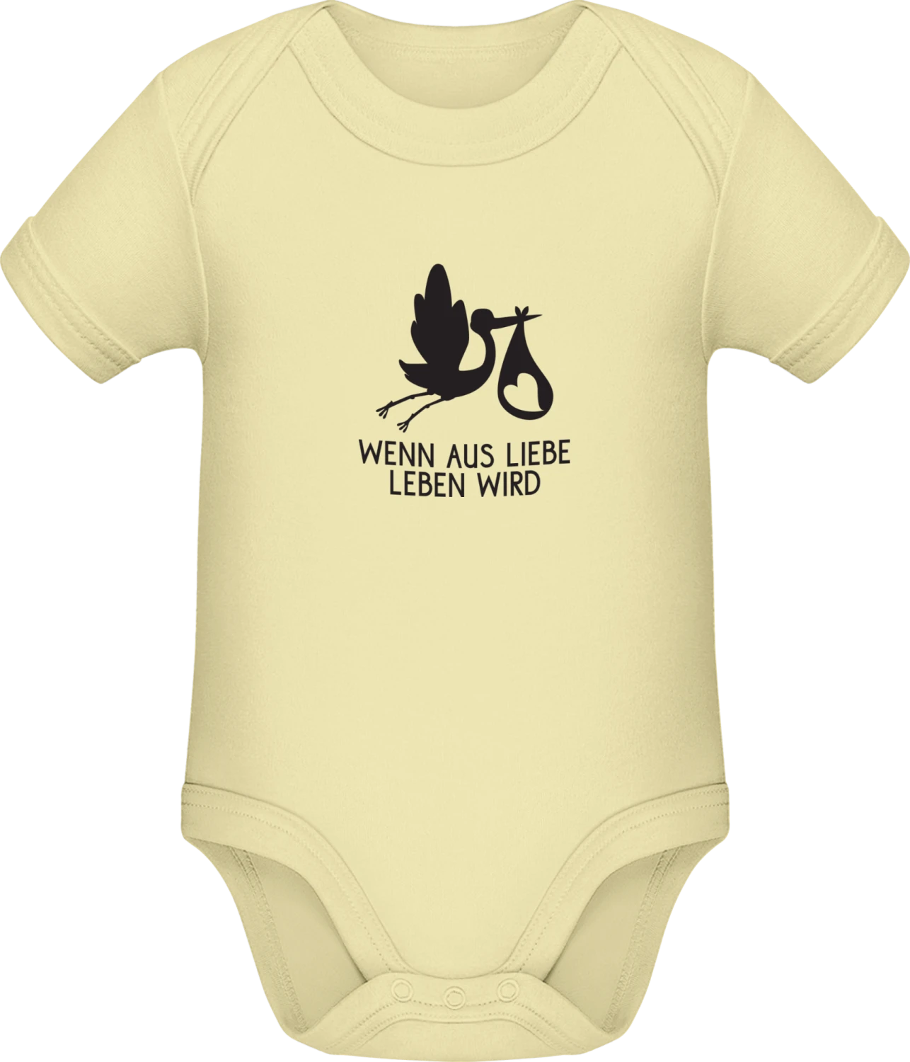 Wenn aus Liebe Leben wird - Lemon Sonar SSL organic babybodsuit - Front