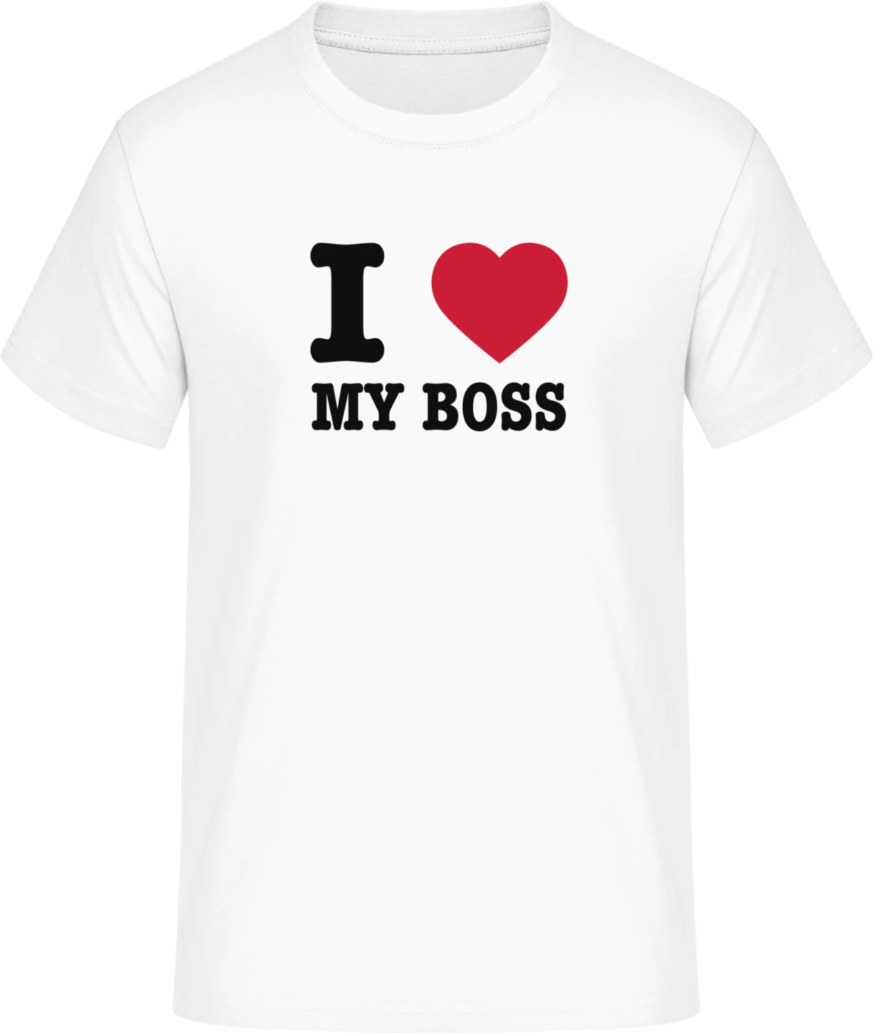 I Love My Boss - Front_Weiß