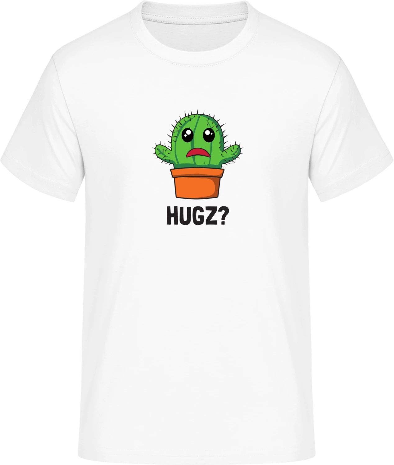 Hugz Cactus - Front_Weiß