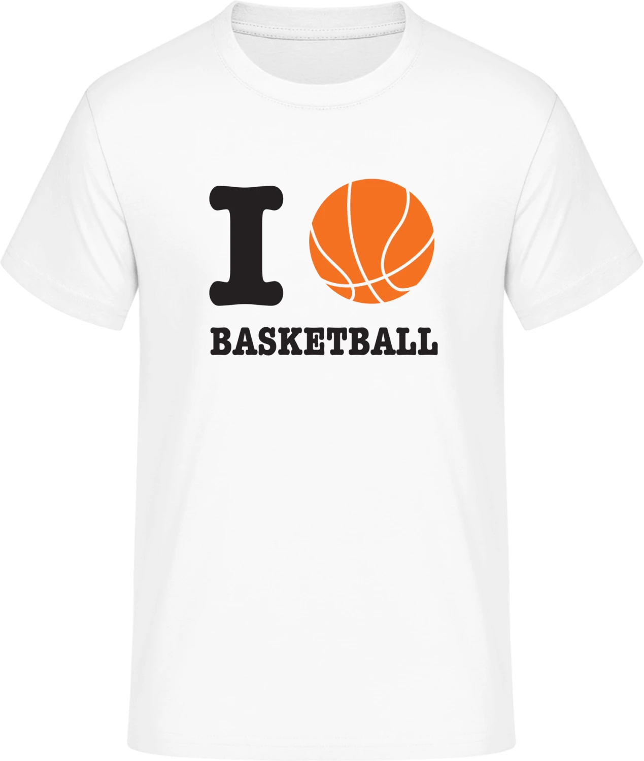 Basketball Love - Front_Weiß