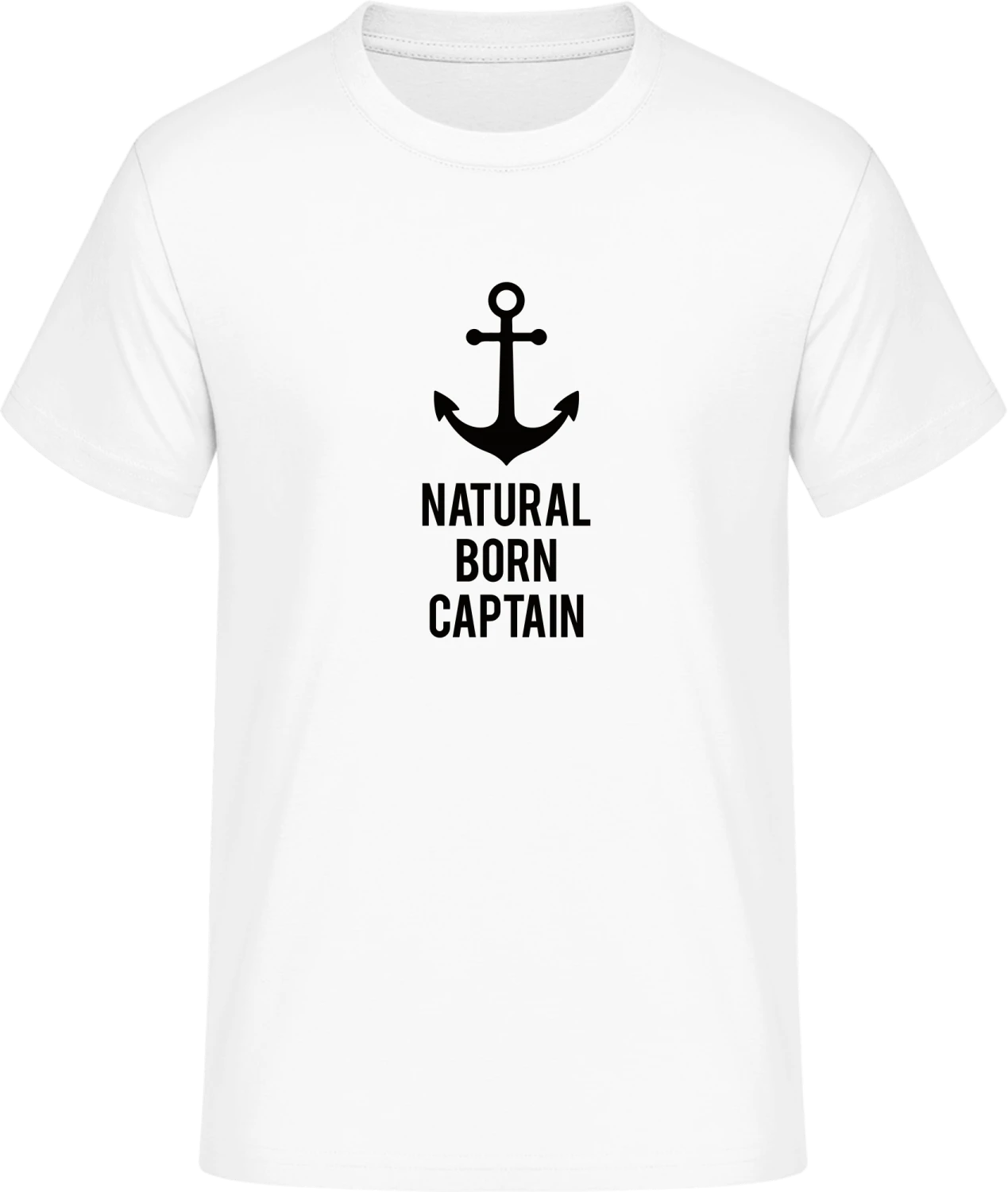 Natural Born Captain - Front_Weiß