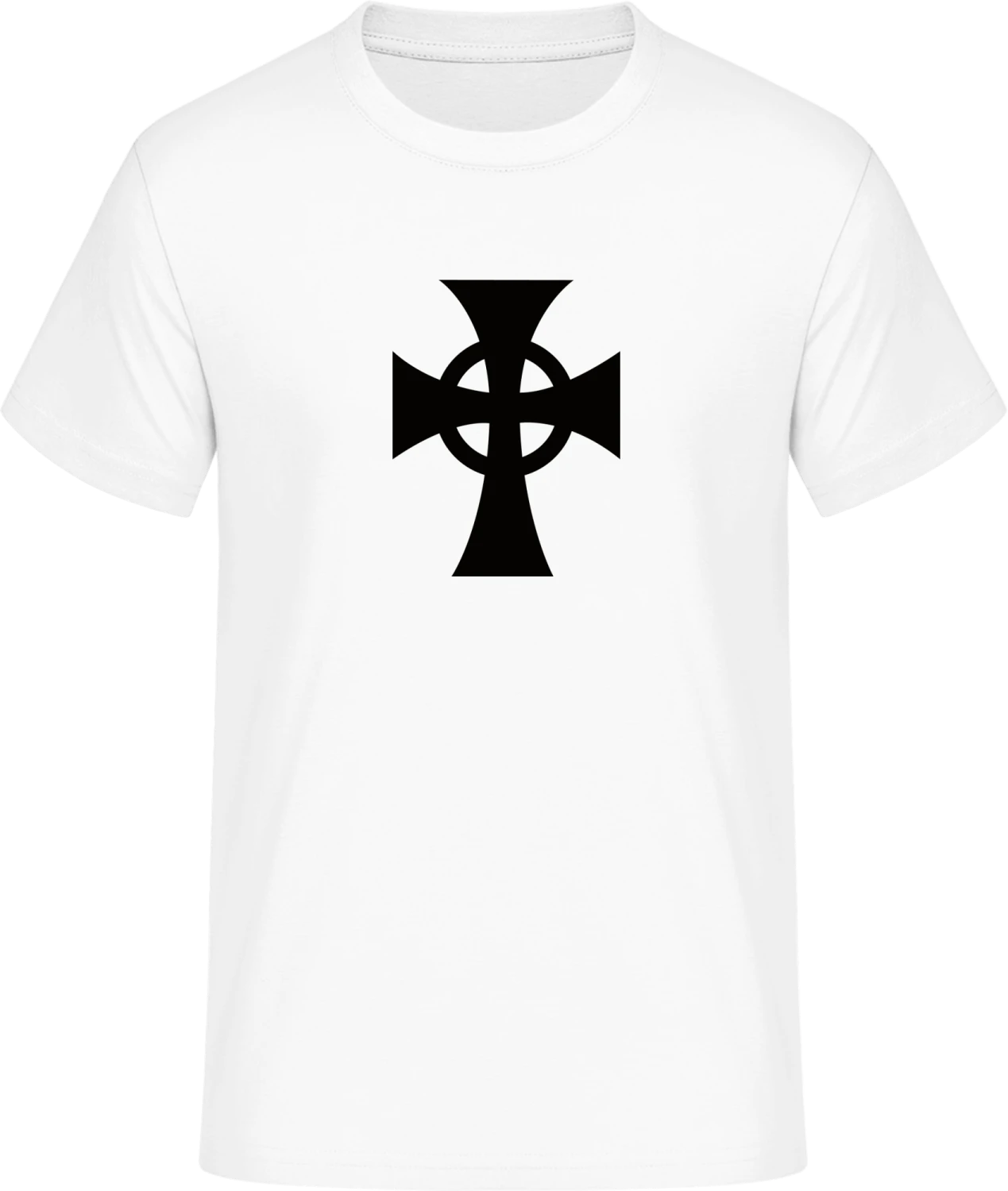 Celtic Irish Cross - Front_Weiß