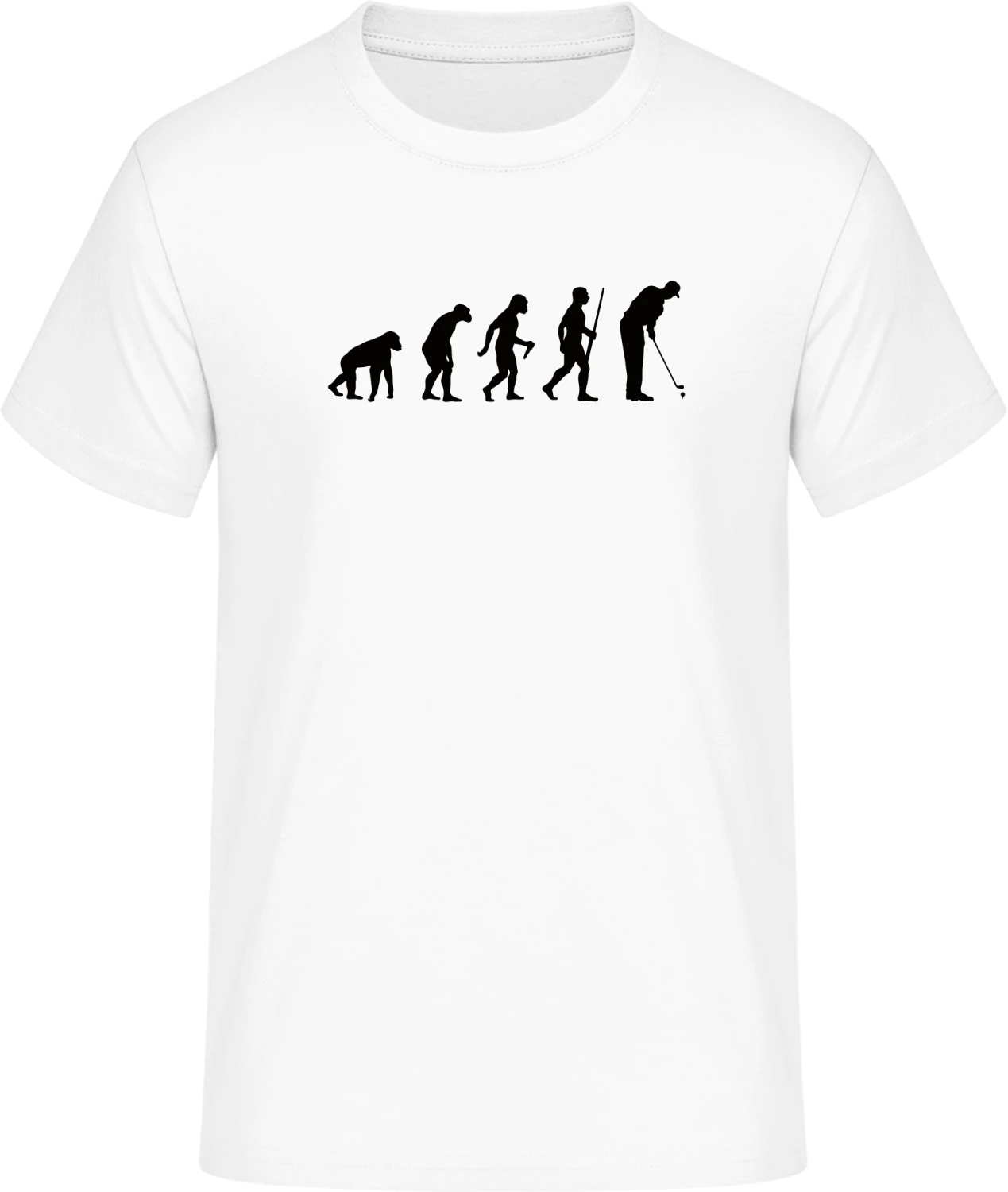 Evolution of a Golfer - Front_Weiß