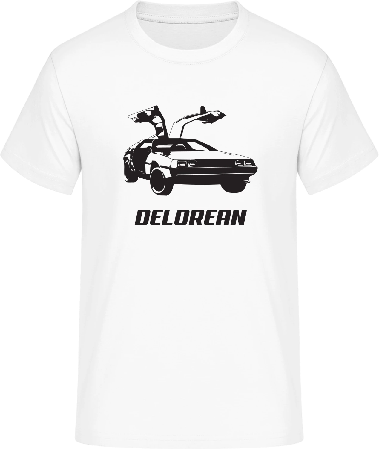 Delorean Retro Car - Front_Weiß