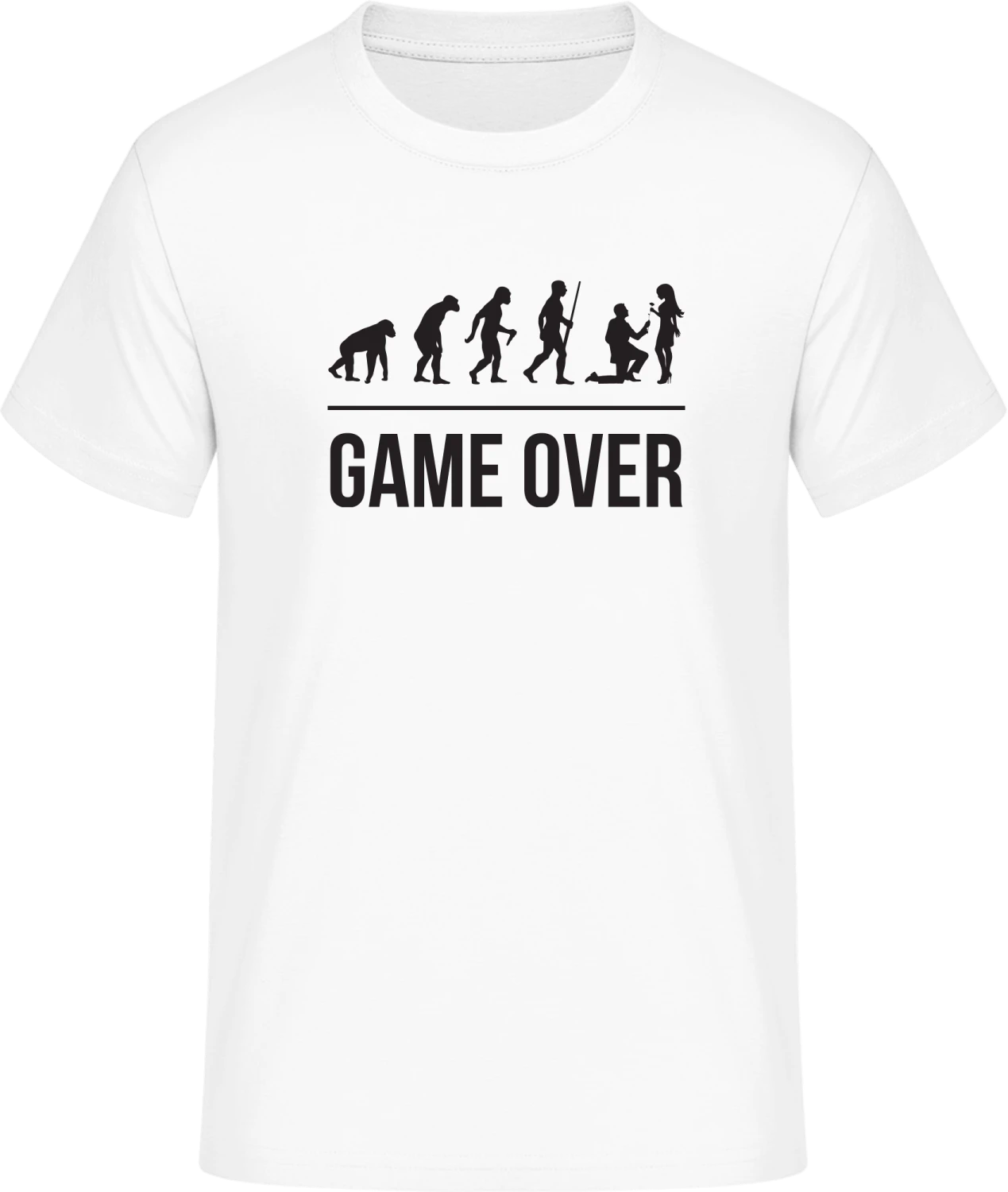 Game Over Evolution Wedding - Front_Weiß