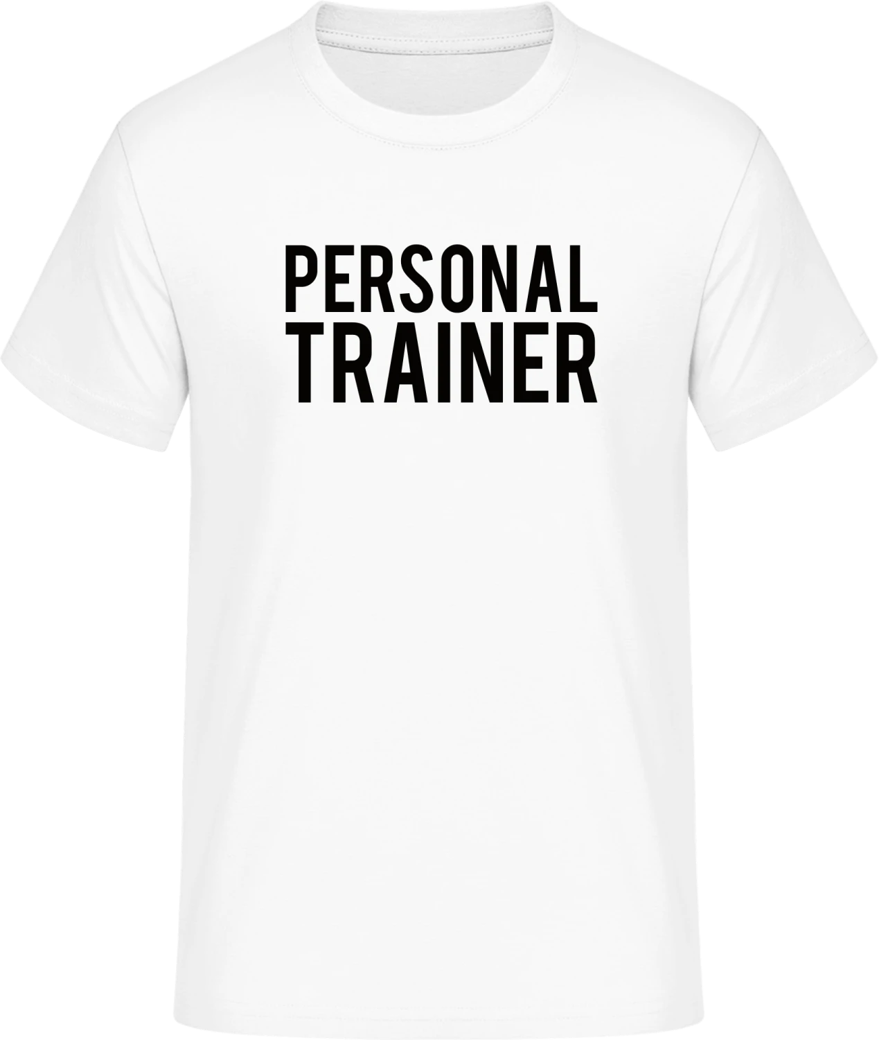 Personal Trainer Typo - Front_Weiß