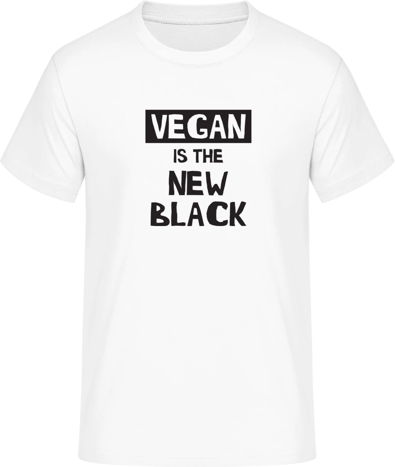 Vegan Is The New Black - Front_Weiß