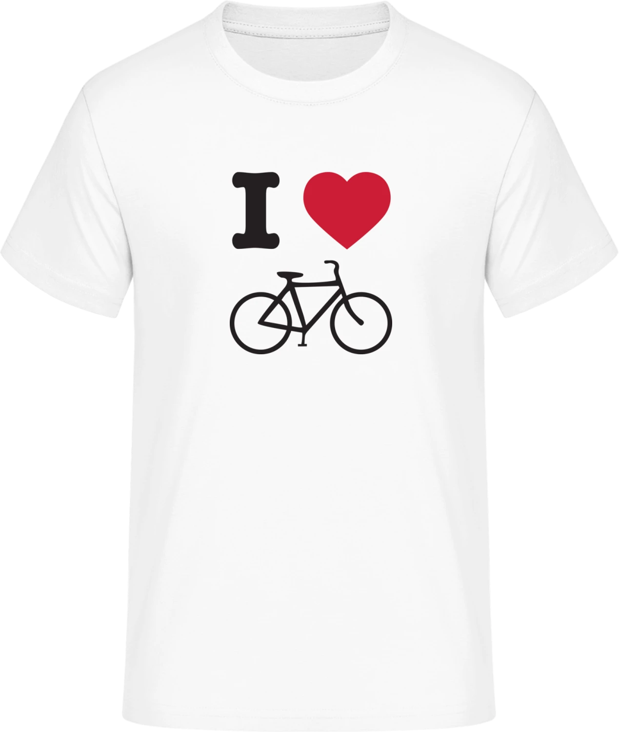 I Love Bicycle - Front_Weiß