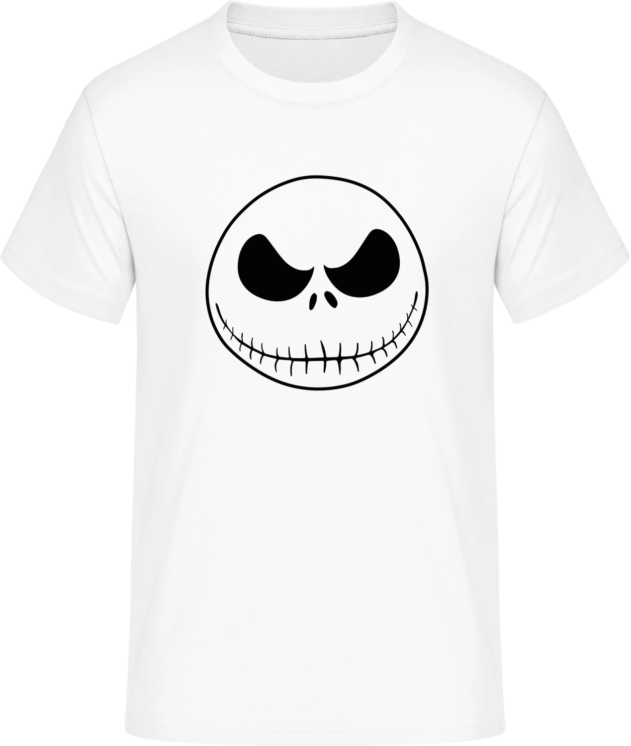 Jack Skellington Skull Face - Front_Weiß