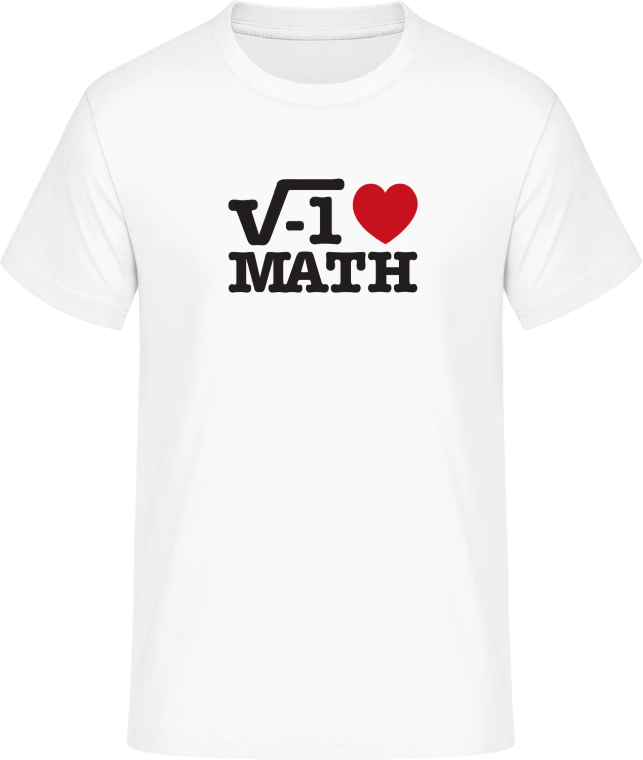 I Love Math - Front_Weiß