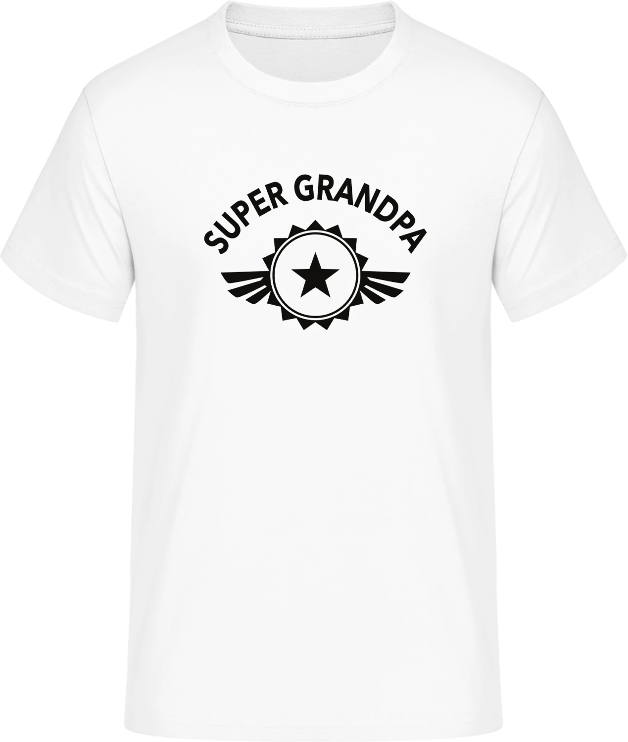 Super Grandpa Star - Front_Weiß