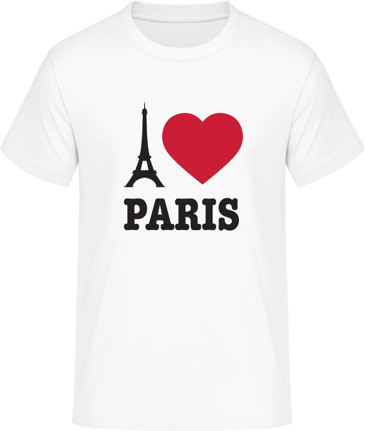 I Love Paris Eiffel Tower - Front_Weiß