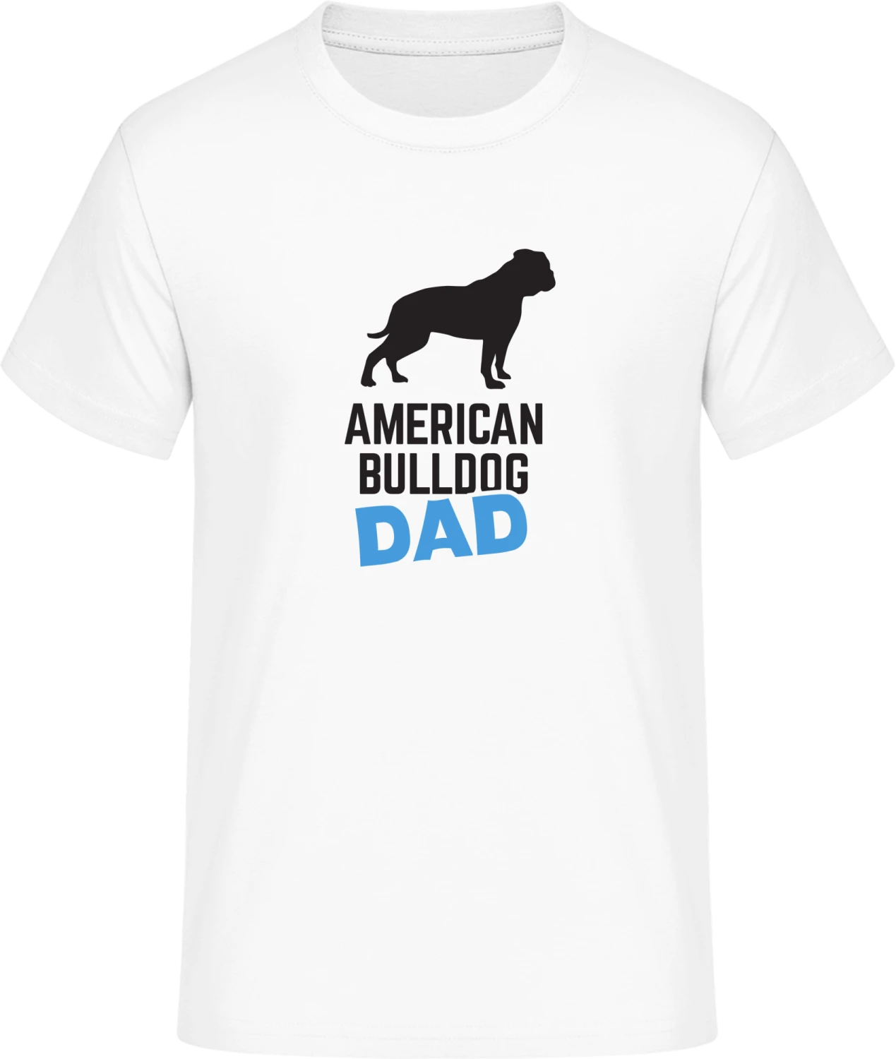 American Bulldog Dad - Front_Weiß