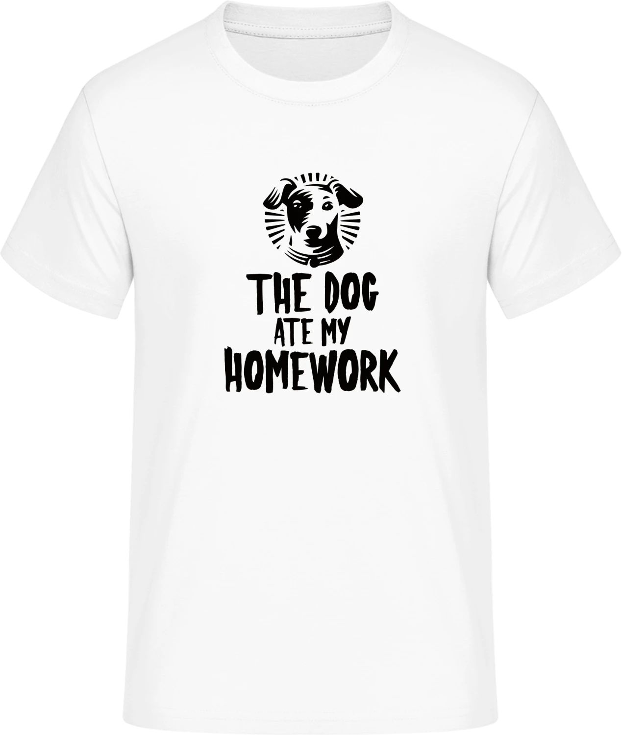 The Dog Ate My Homework - Front_Weiß