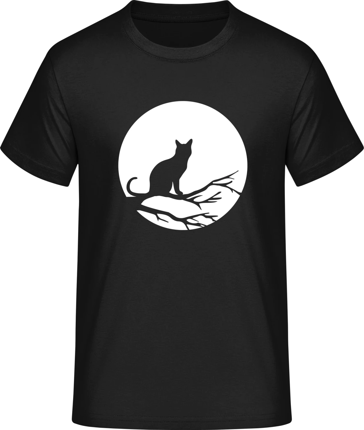 Cat in Moonlight - Front_Schwarz