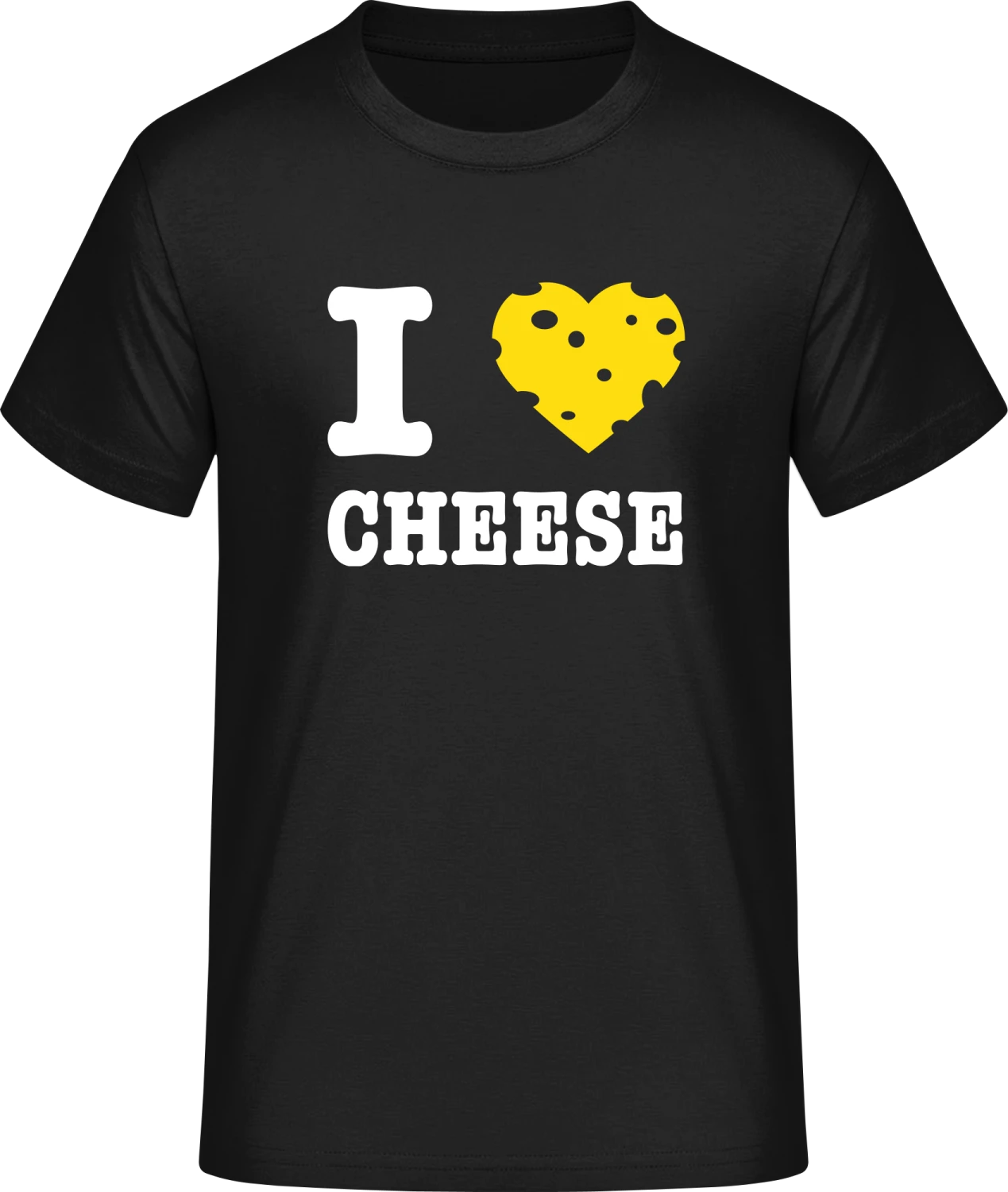 I Love Cheese - Front_Schwarz