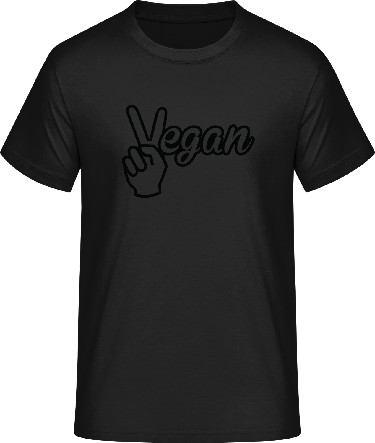 Vegan Logo - Front_Schwarz