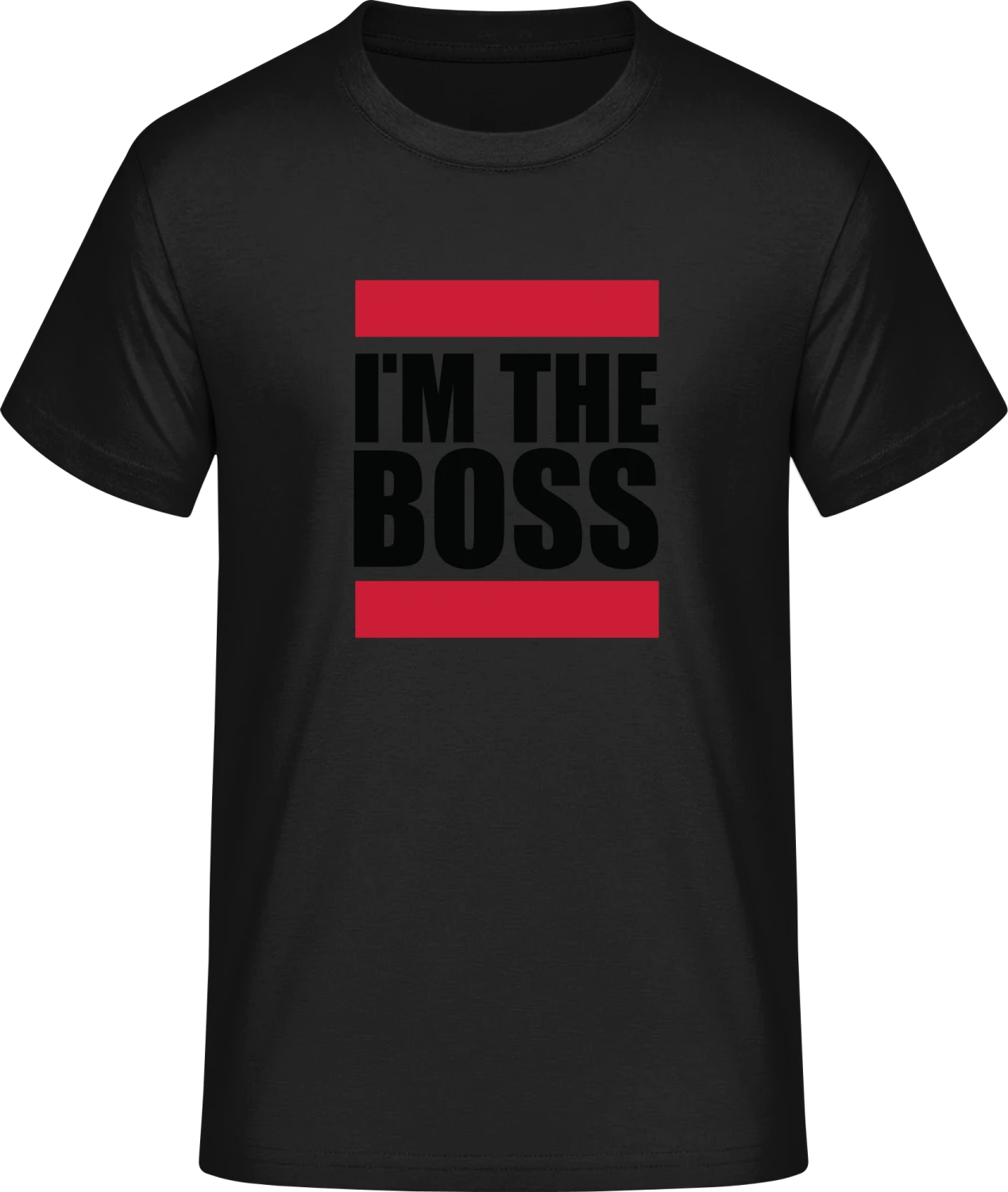 I'm The Boss Logo - Front_Schwarz