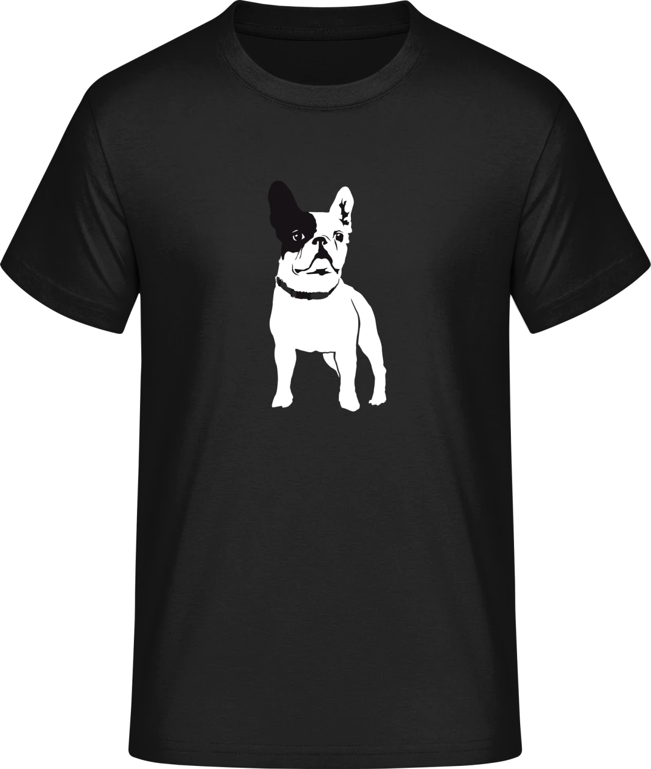 Französische Bulldogge - Front_Schwarz