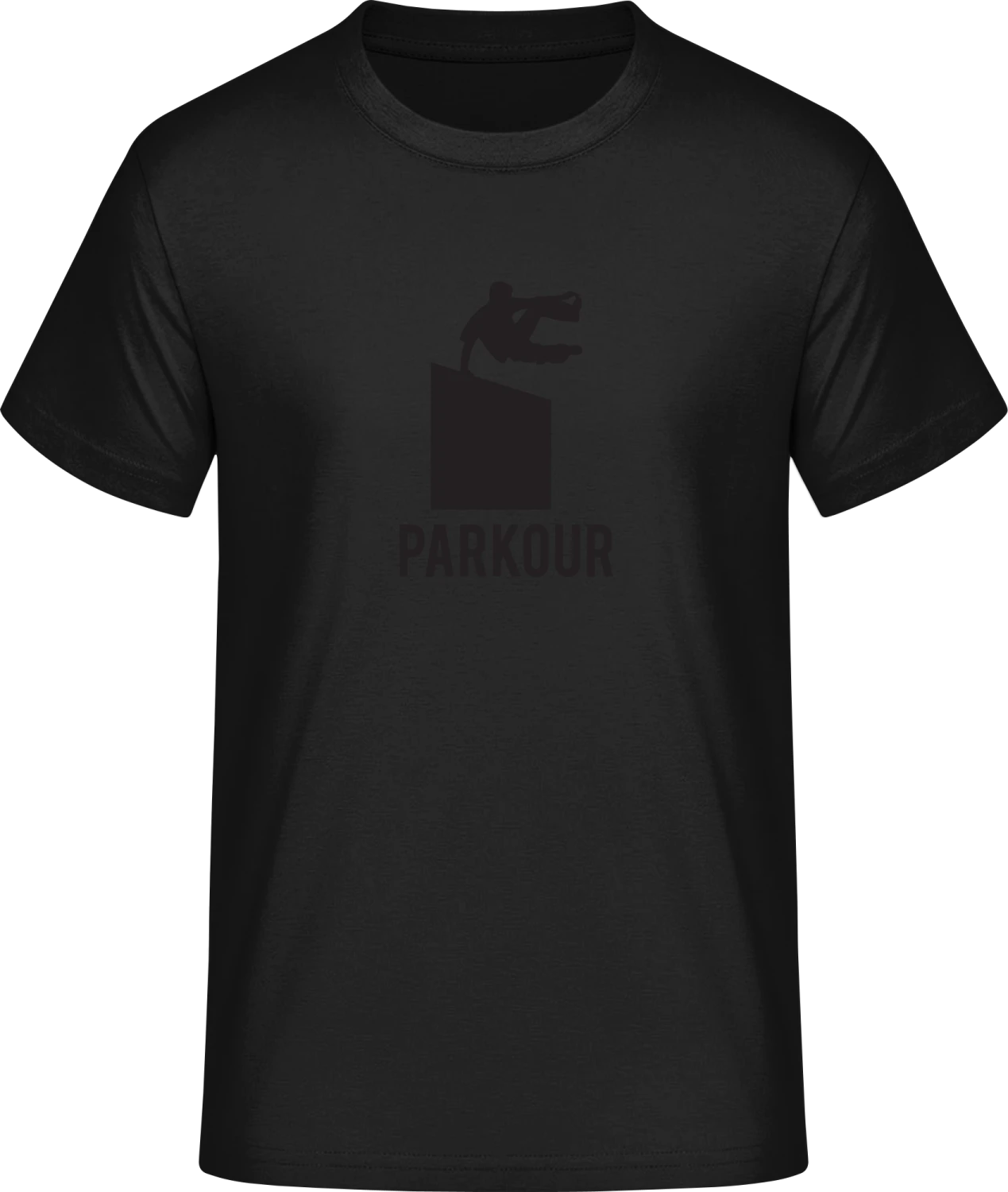 Parkour Silhouette - Front_Schwarz