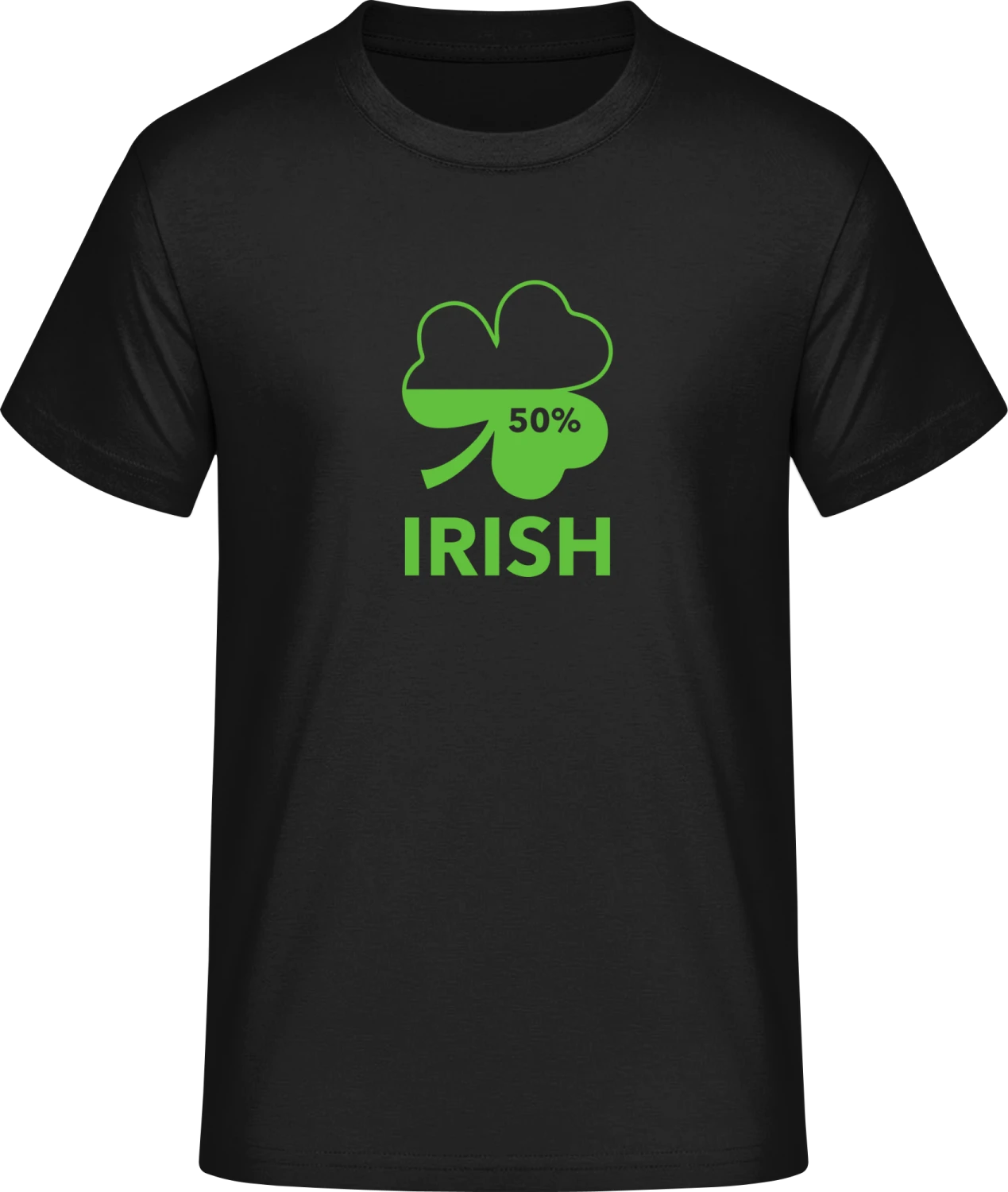 Irish 50 Percent - Front_Schwarz