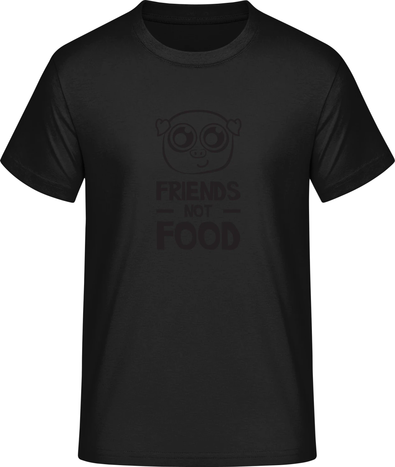 Friends Not Food - Front_Schwarz