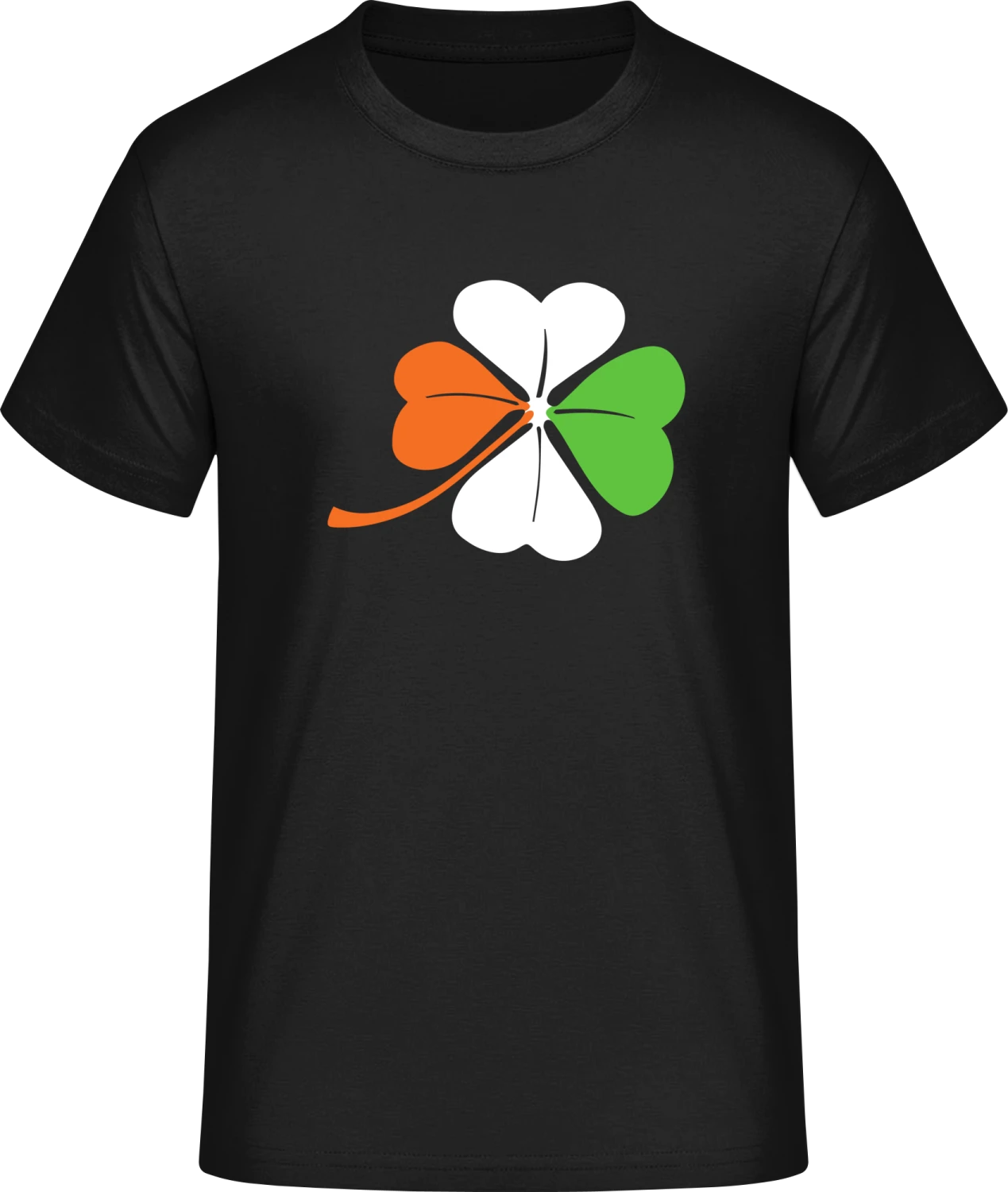 Irish Cloverleaf - Front_Schwarz