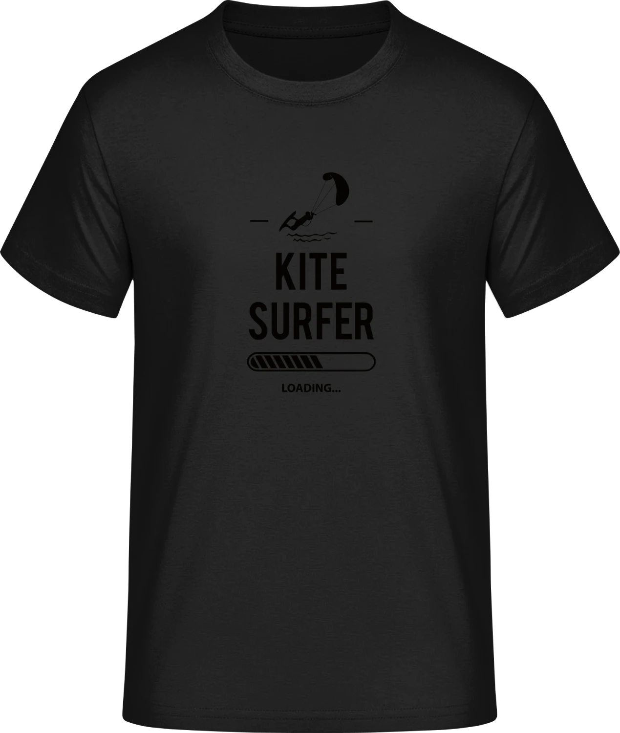 Kitesurfer Loading - Front_Schwarz