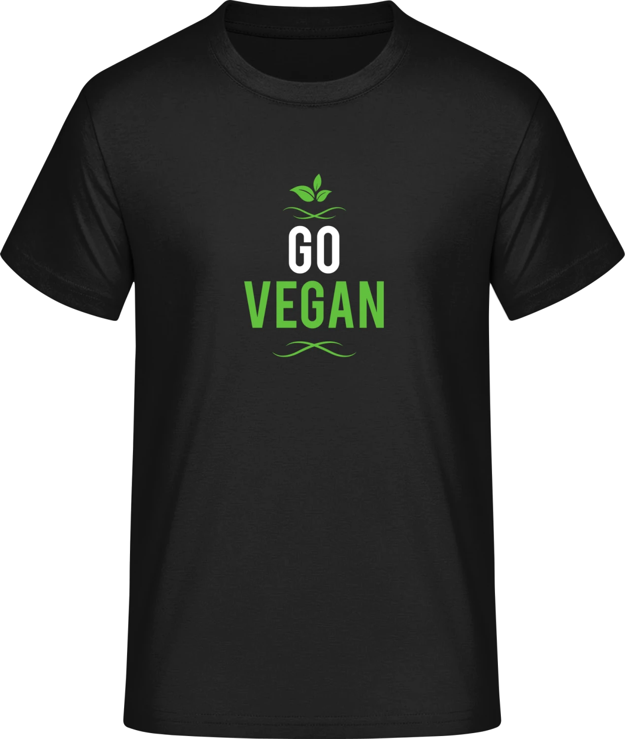 Go Vegan - Front_Schwarz