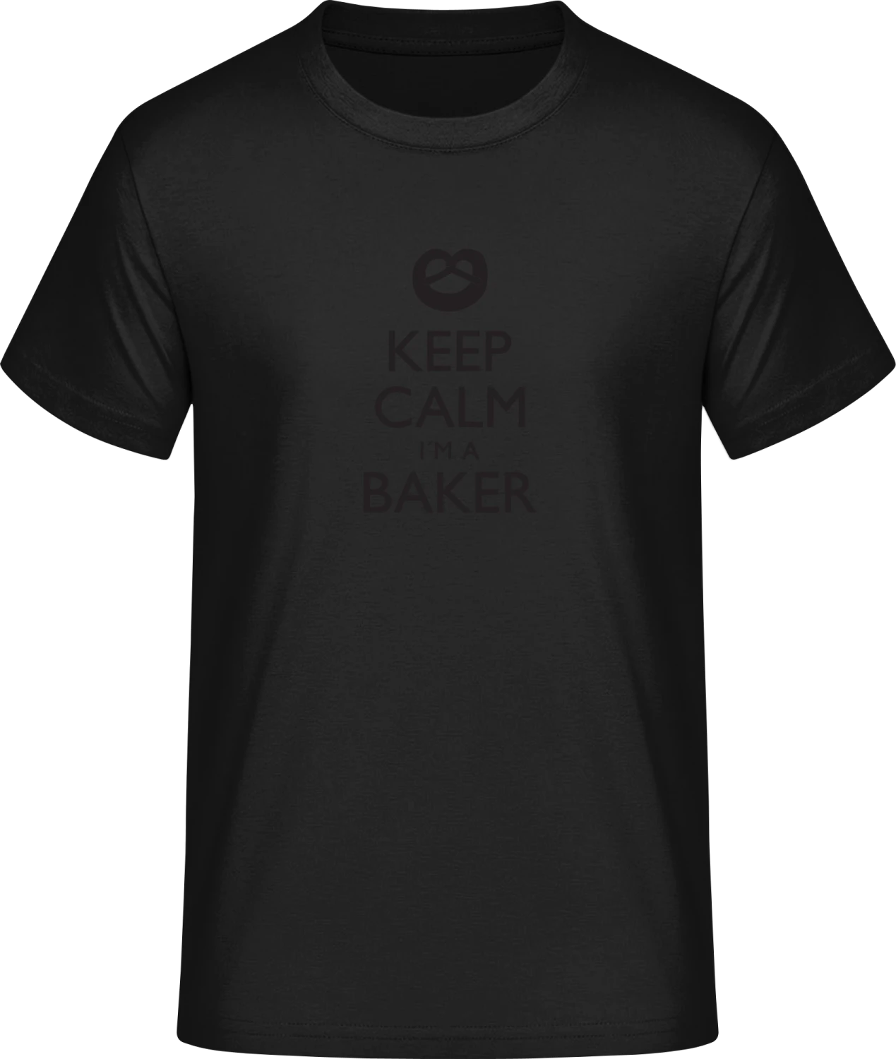 Keep Calm I'm A Baker - Front_Schwarz