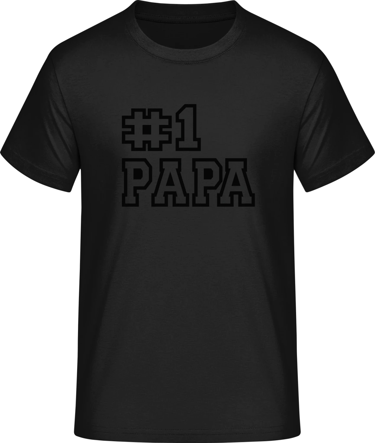 Number One Papa - Front_Schwarz