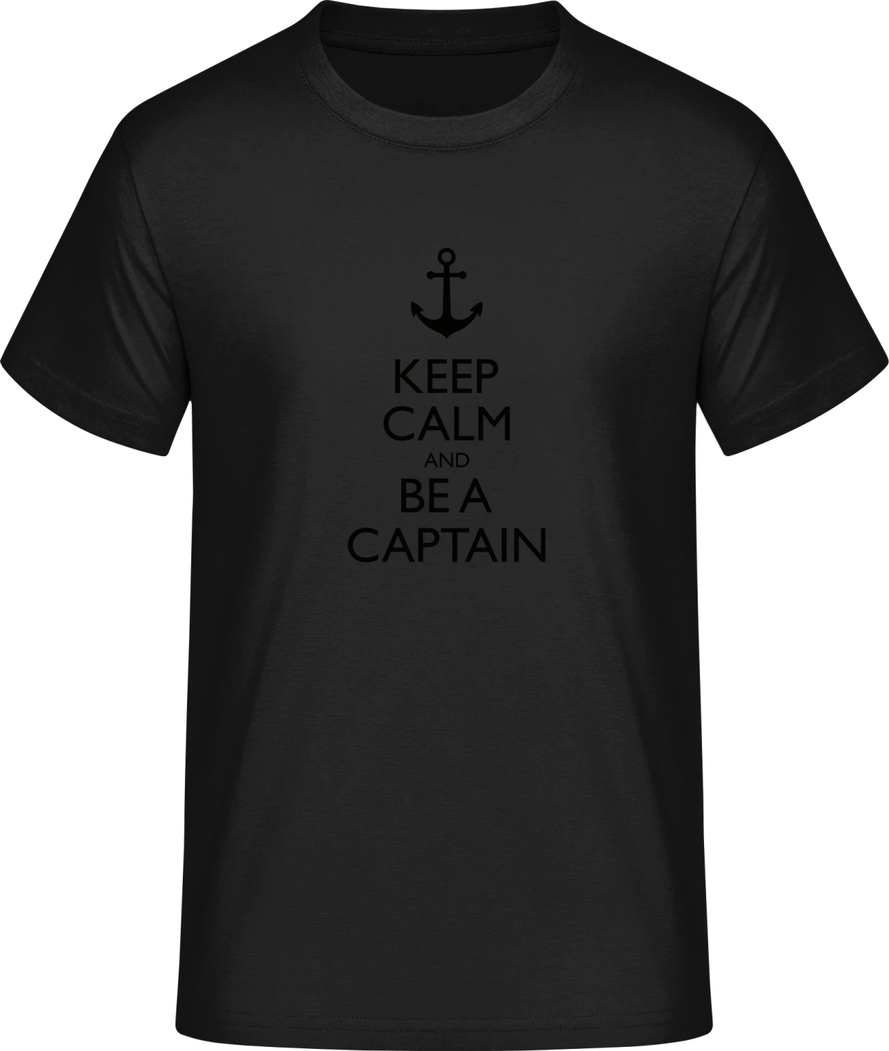 Keep Calm and be a Captain - Front_Schwarz