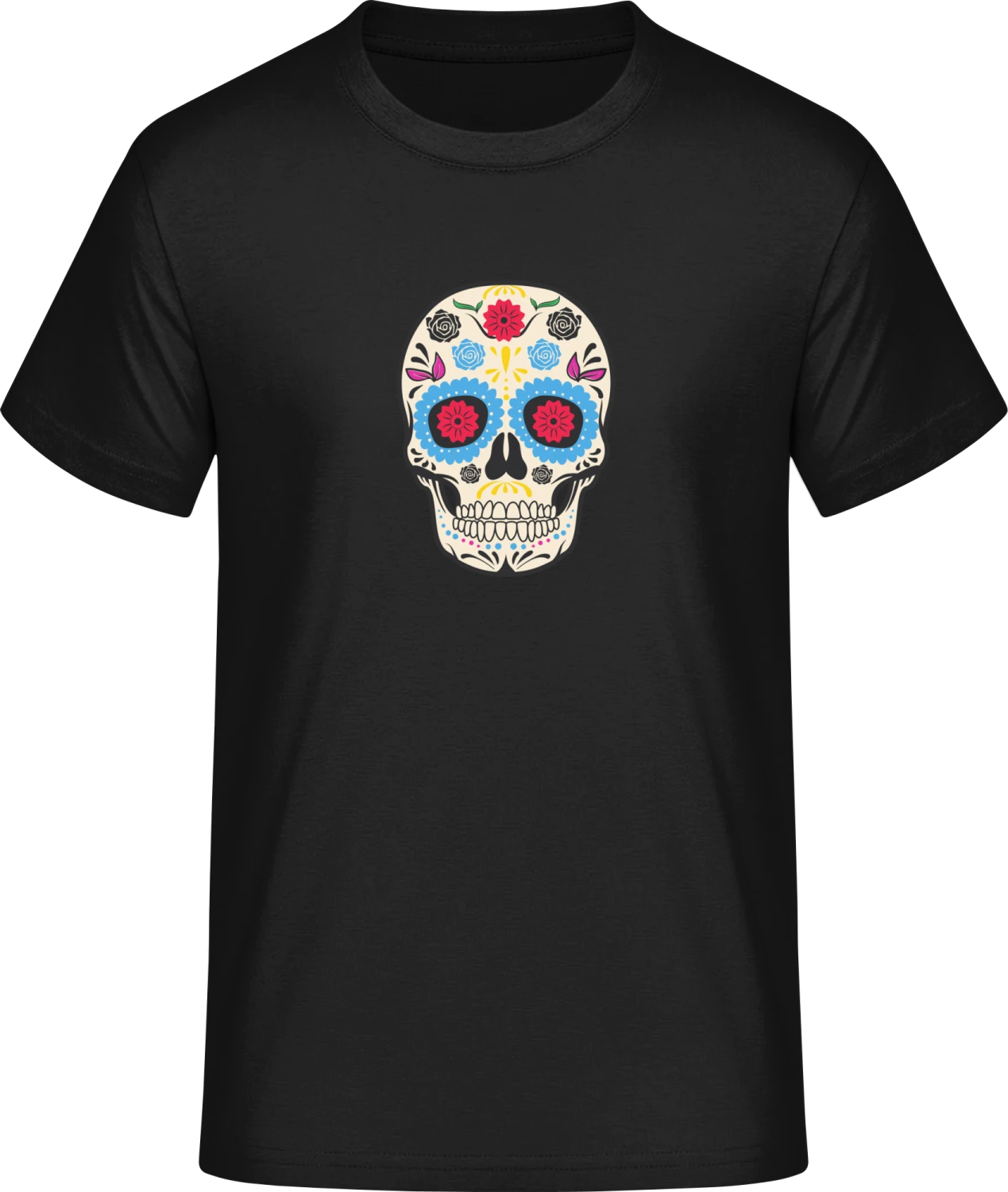 Mexican Skull - Front_Schwarz