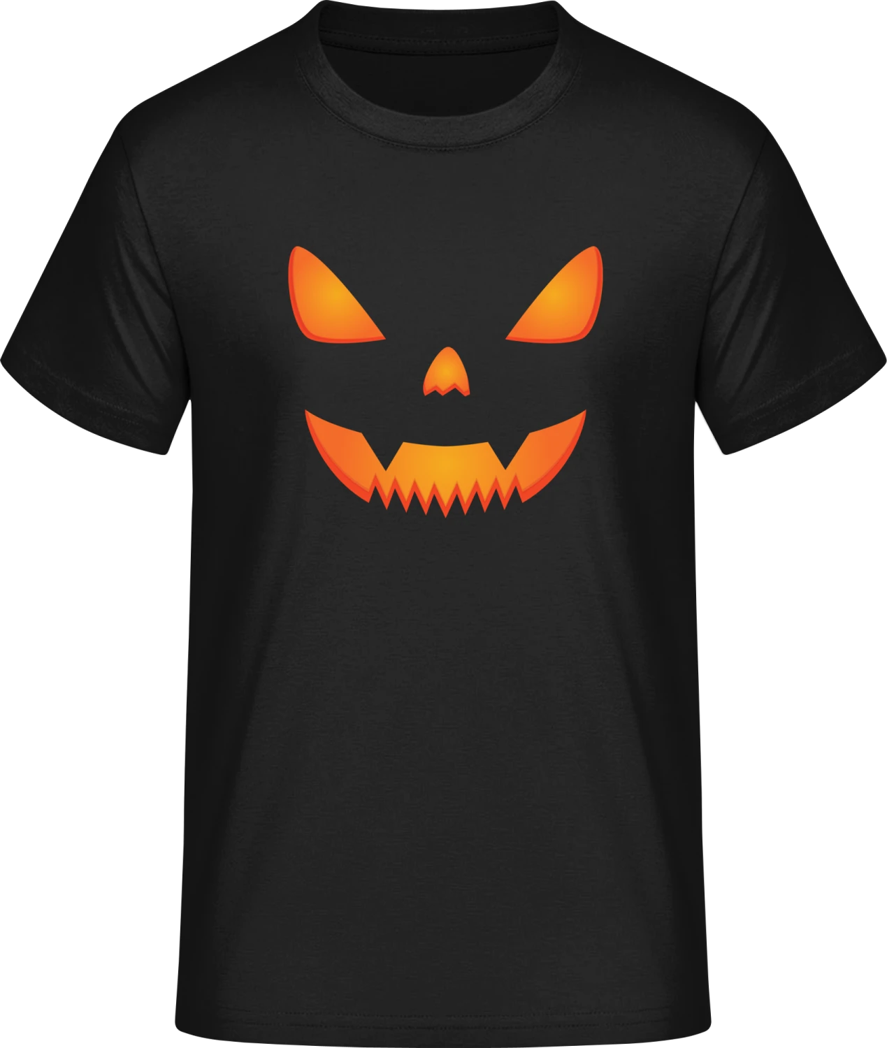 Halloween Kürbis - Front_Schwarz